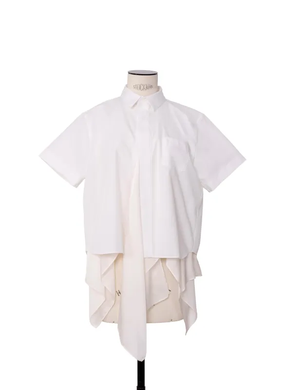 Poplin x Satin Shirt made by Sacai