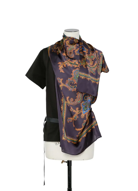 Paisley Print x Cotton Jersey T-Shirt sold by Sacai