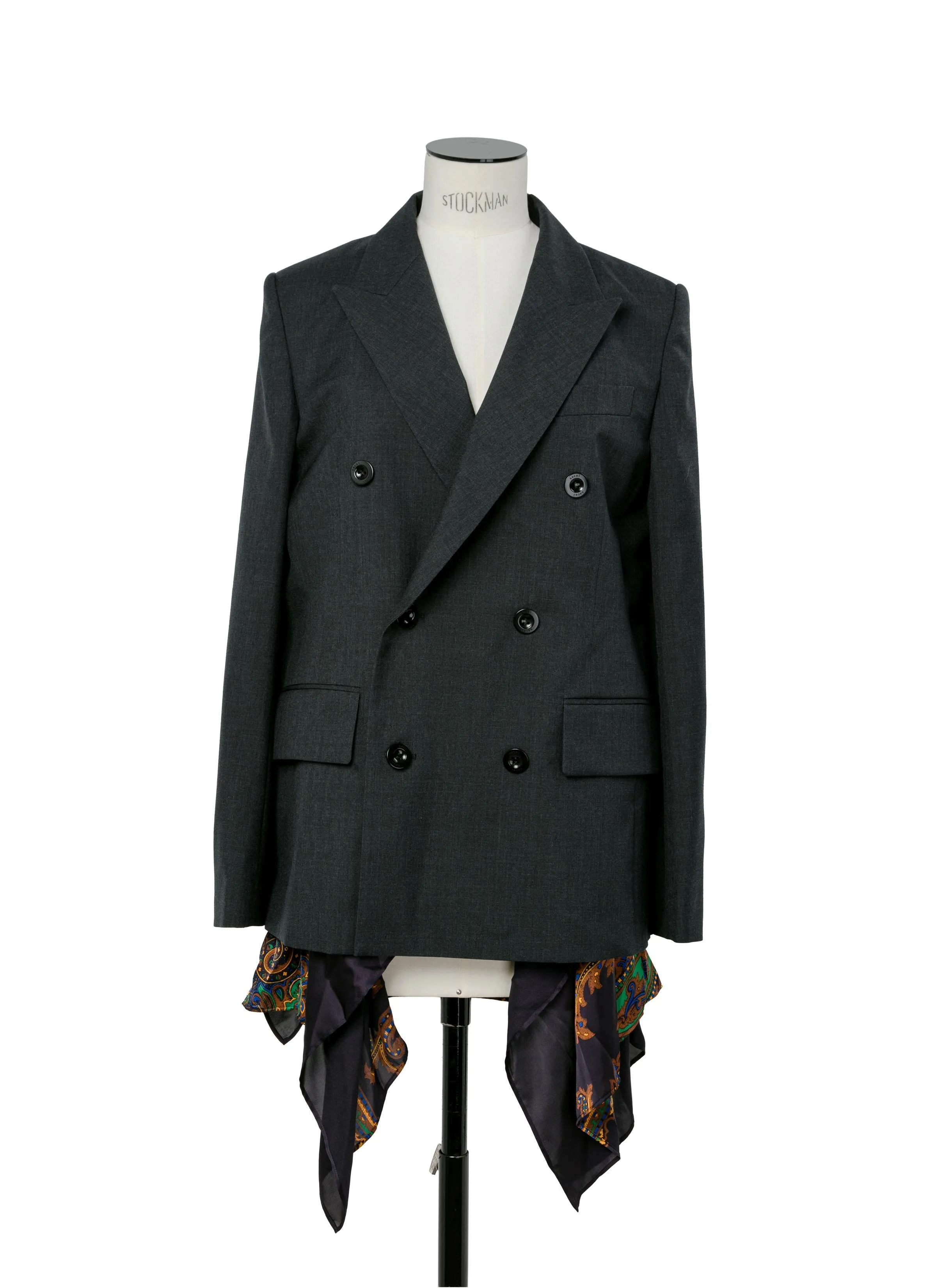 Suiting x Paisley Print Jacket sold by Sacai