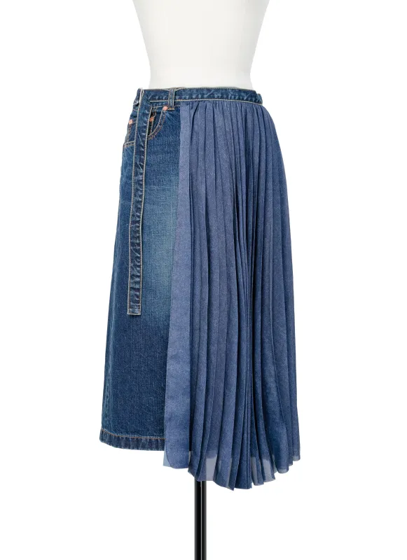 Denim Skirt made by Sacai
