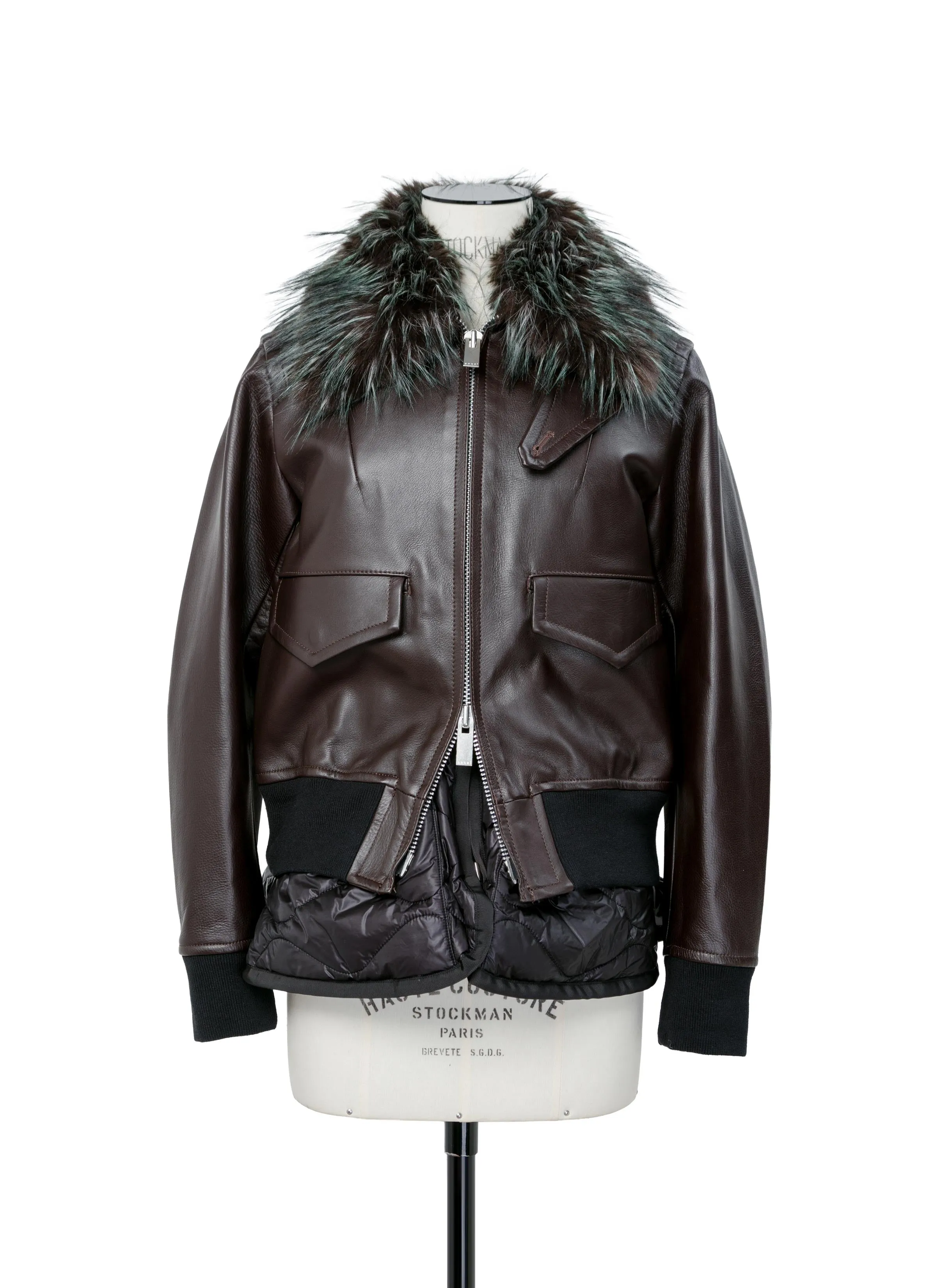 Leather Blouson sold by Sacai