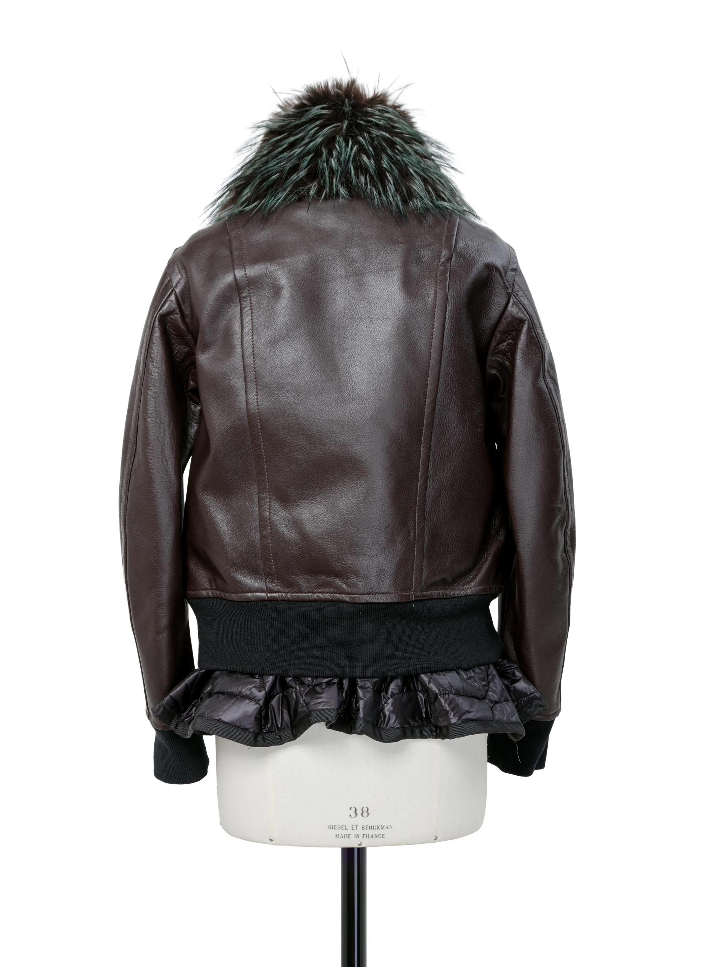 Leather Blouson sold by Sacai product image thumbnail 3
