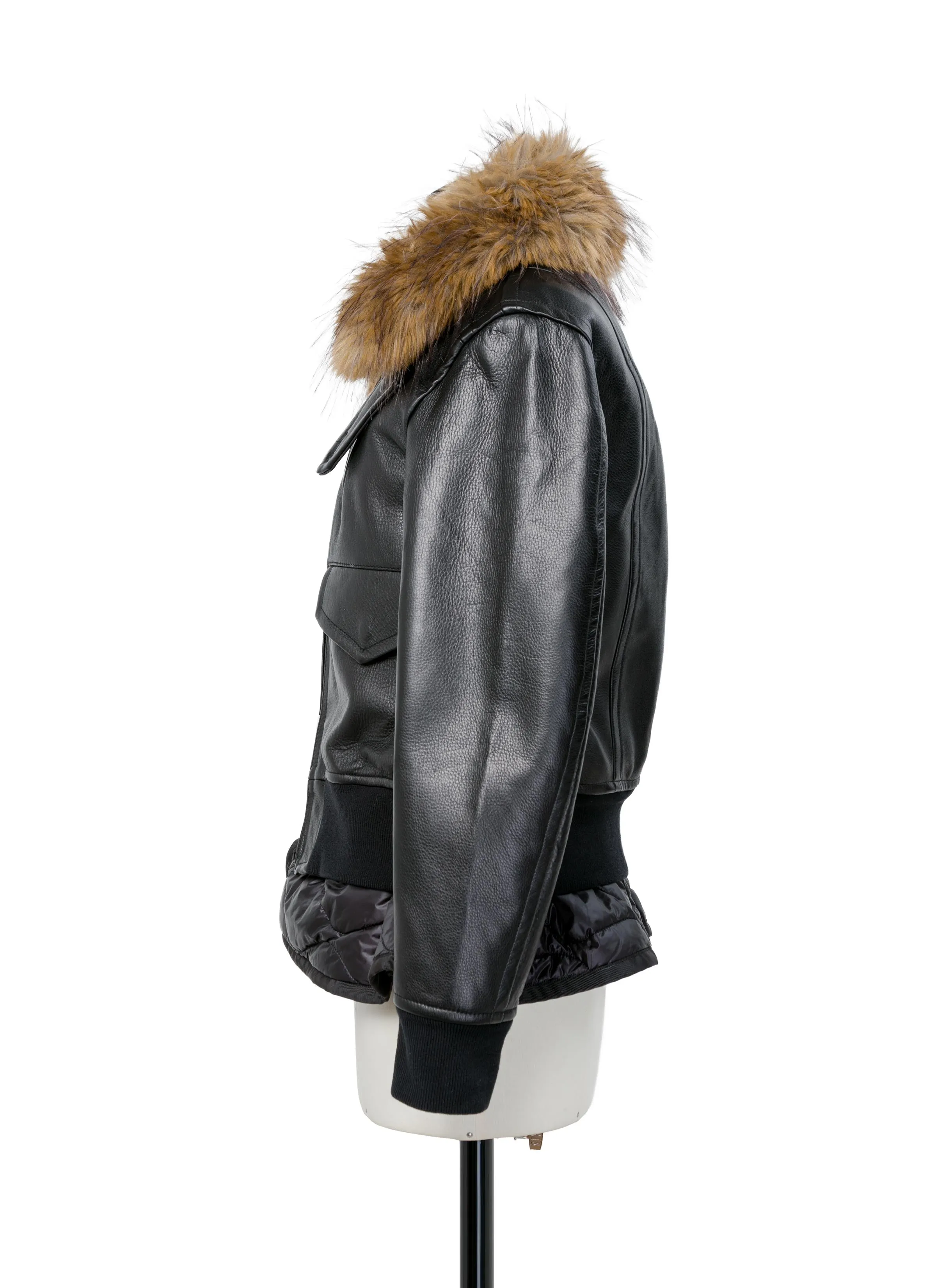 Leather Blouson sold by Sacai product image thumbnail 2