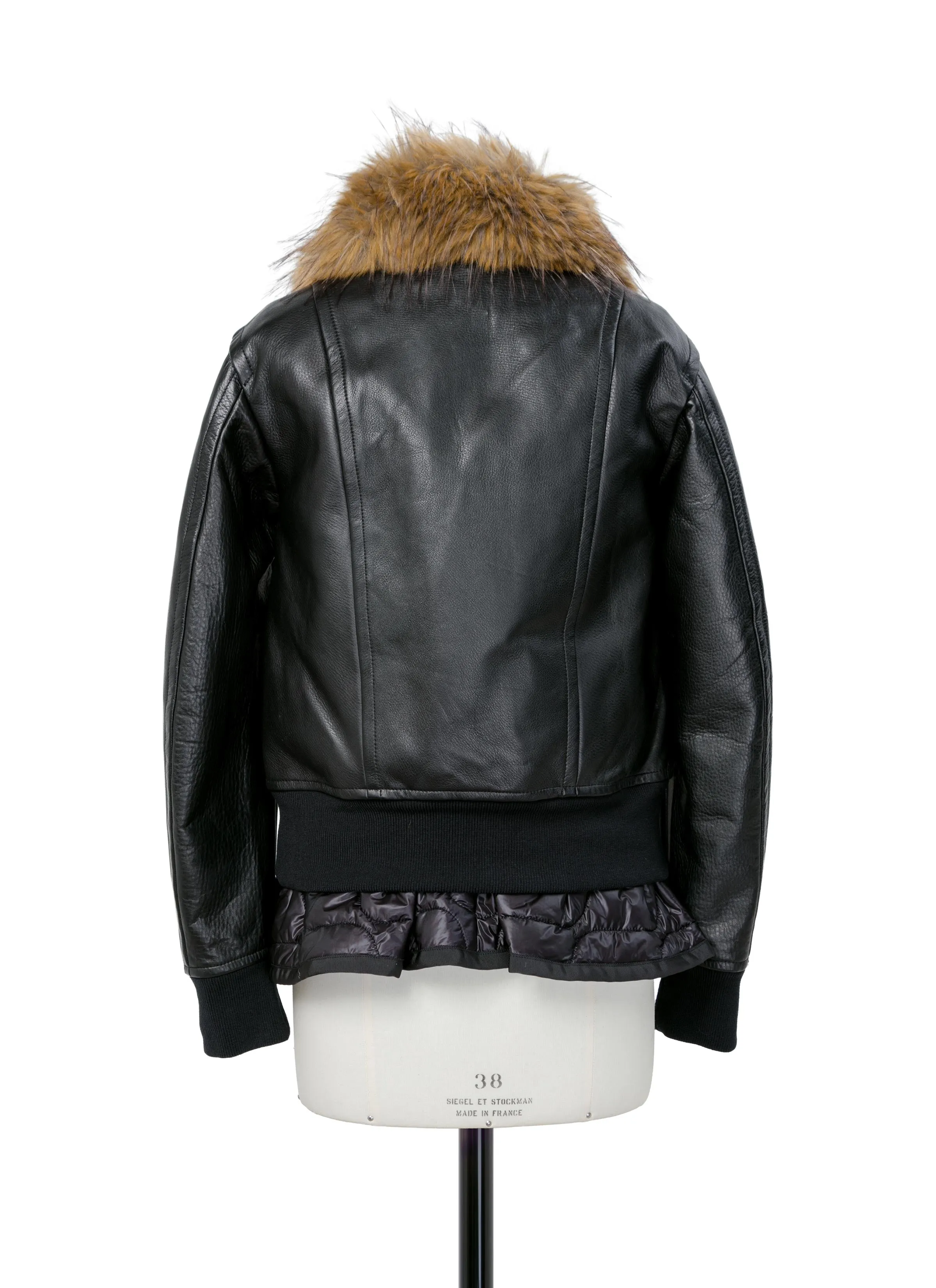 Leather Blouson sold by Sacai product image thumbnail 3