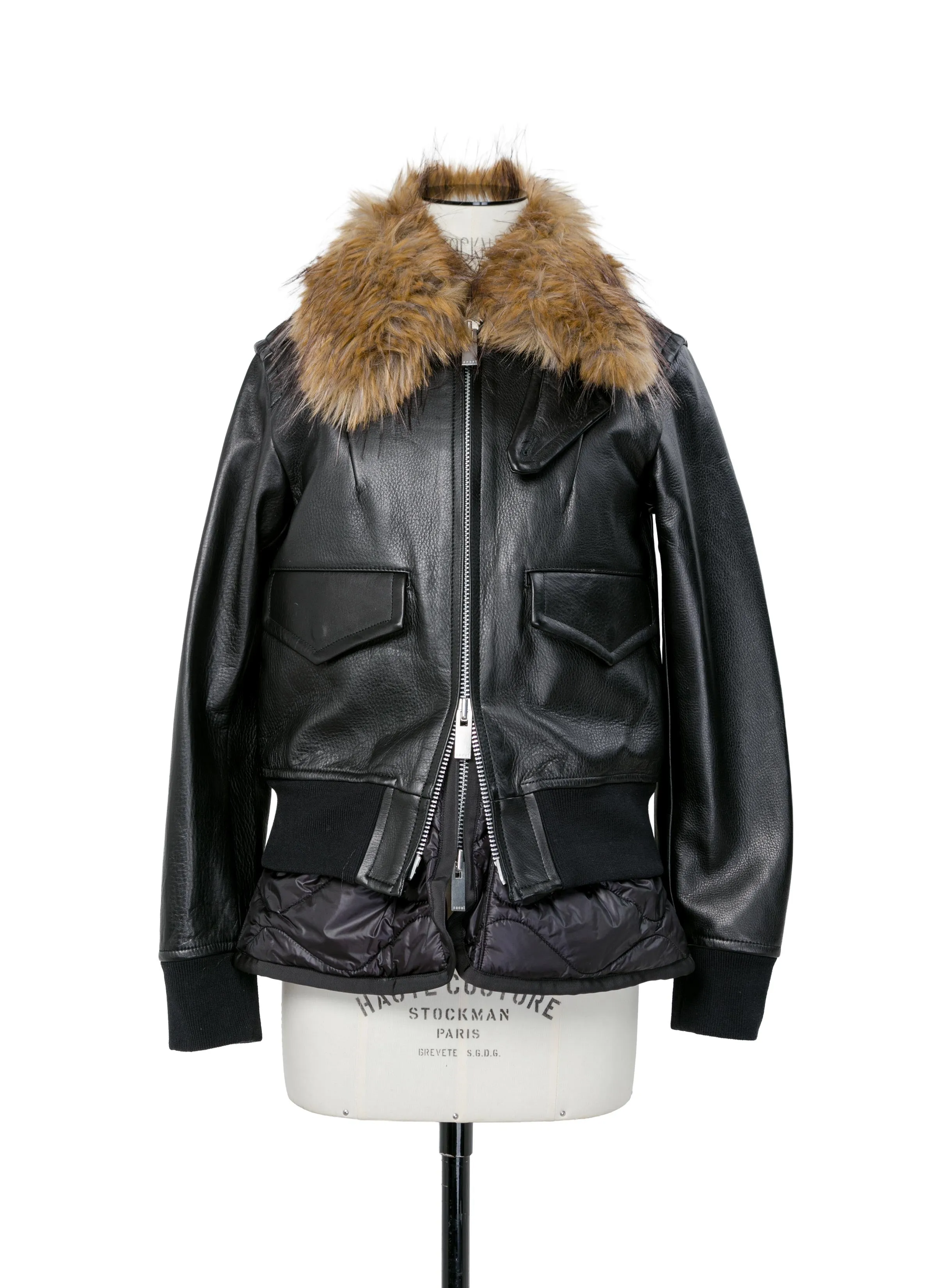 Leather Blouson sold by Sacai