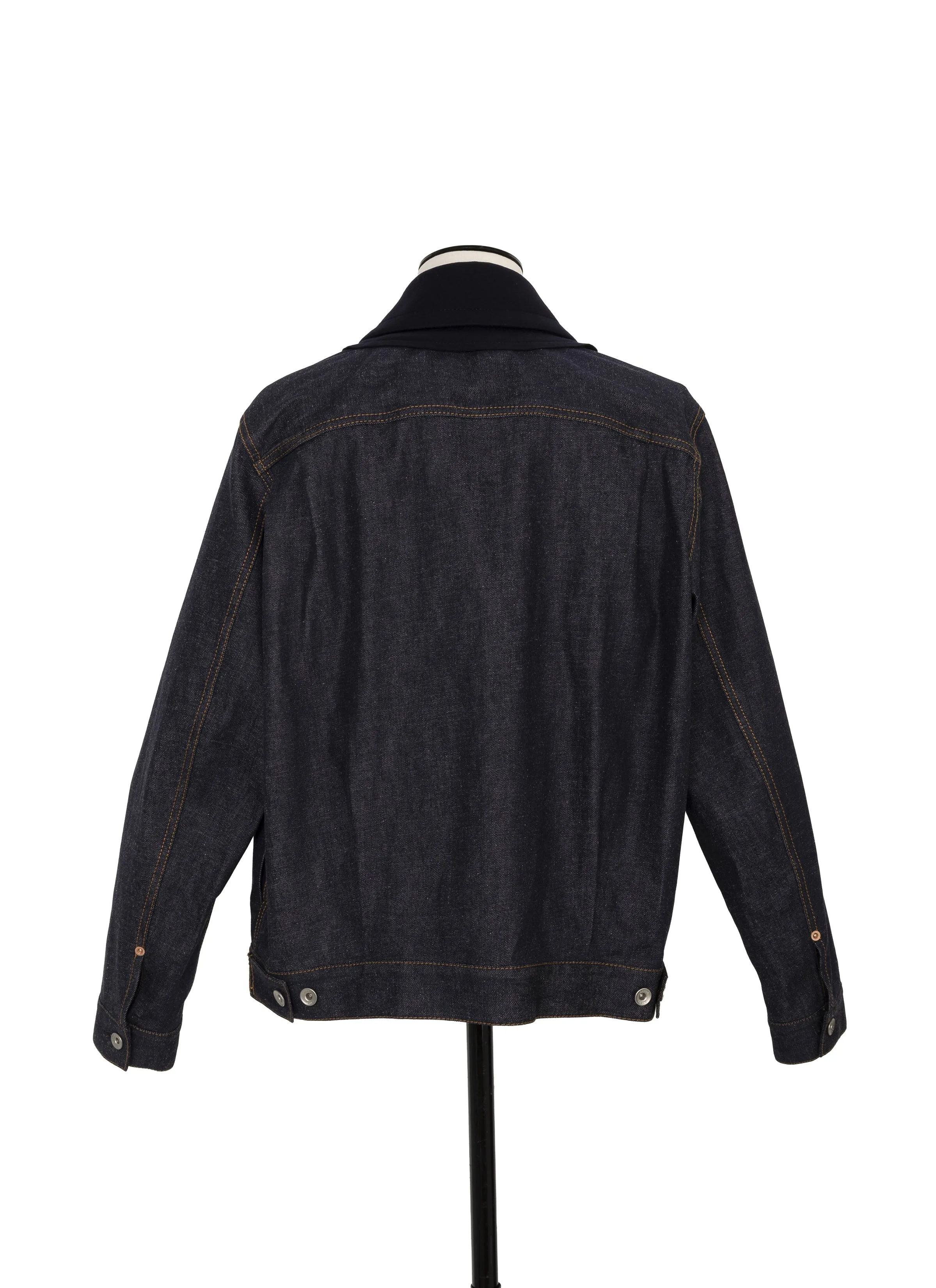 Denim x Wool Melton Jacket sold by Sacai product image thumbnail 4