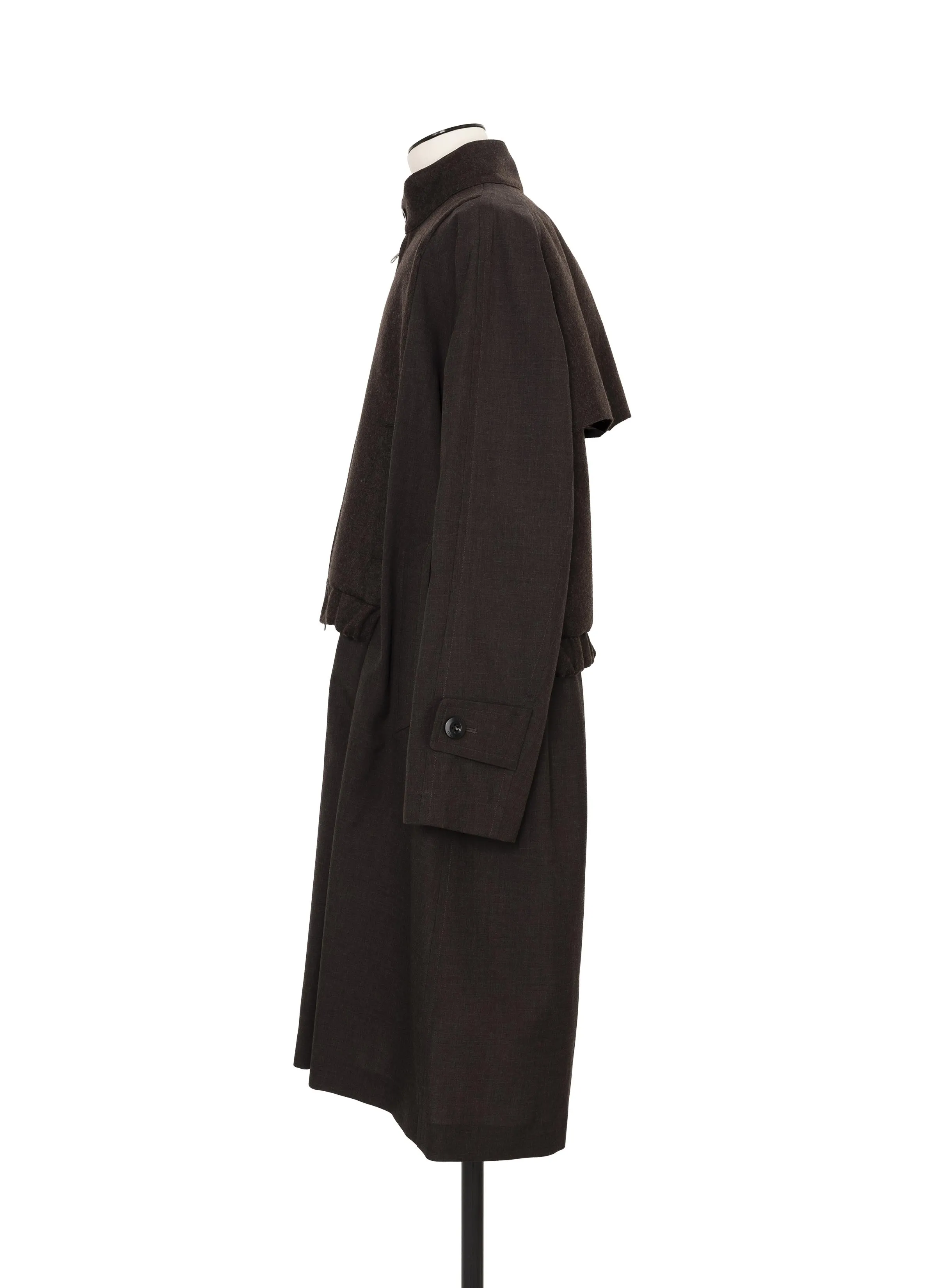 Suiting x Wool Melton Coat sold by Sacai product image thumbnail 2