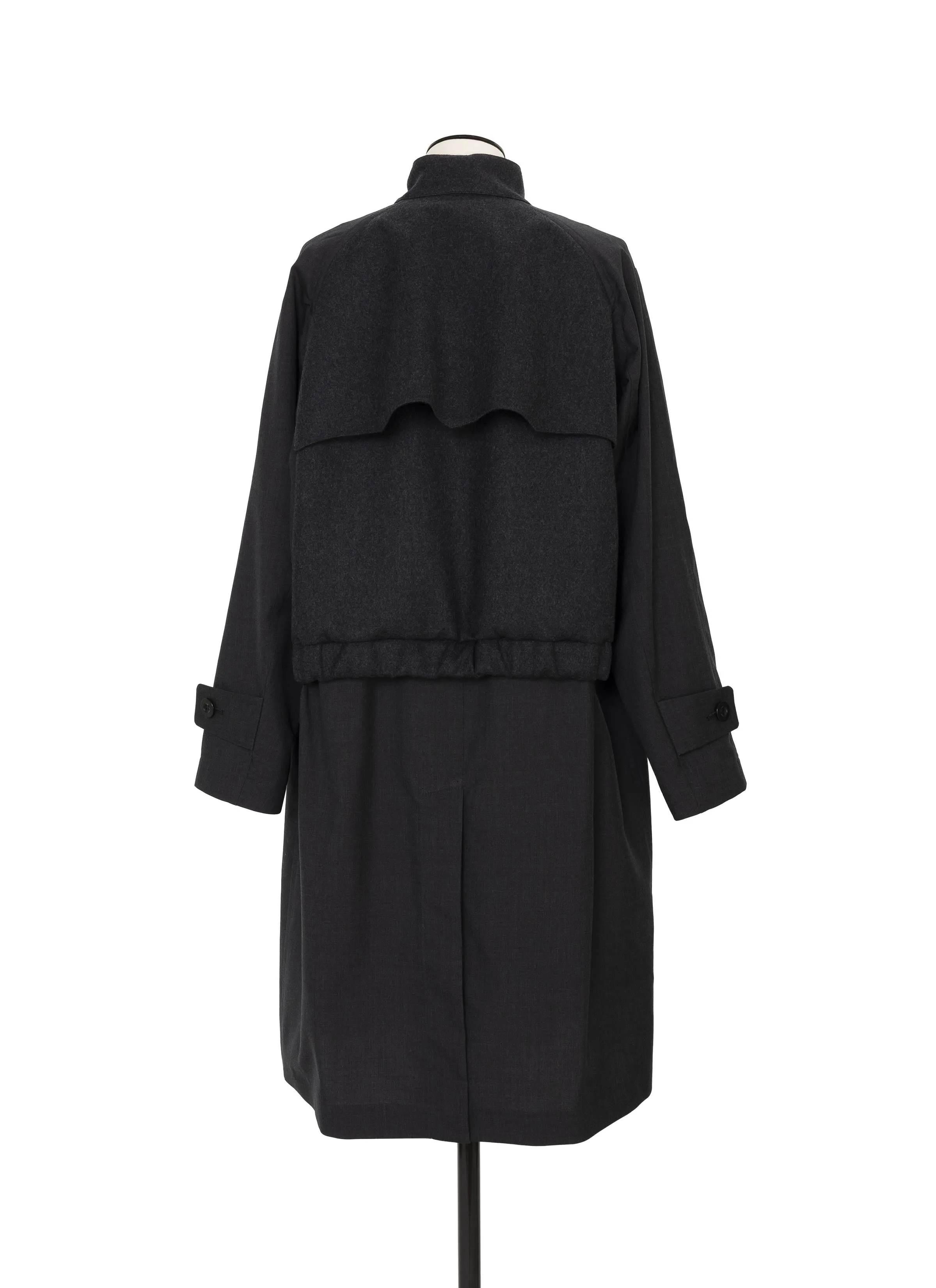 Suiting x Wool Melton Coat sold by Sacai product image thumbnail 4