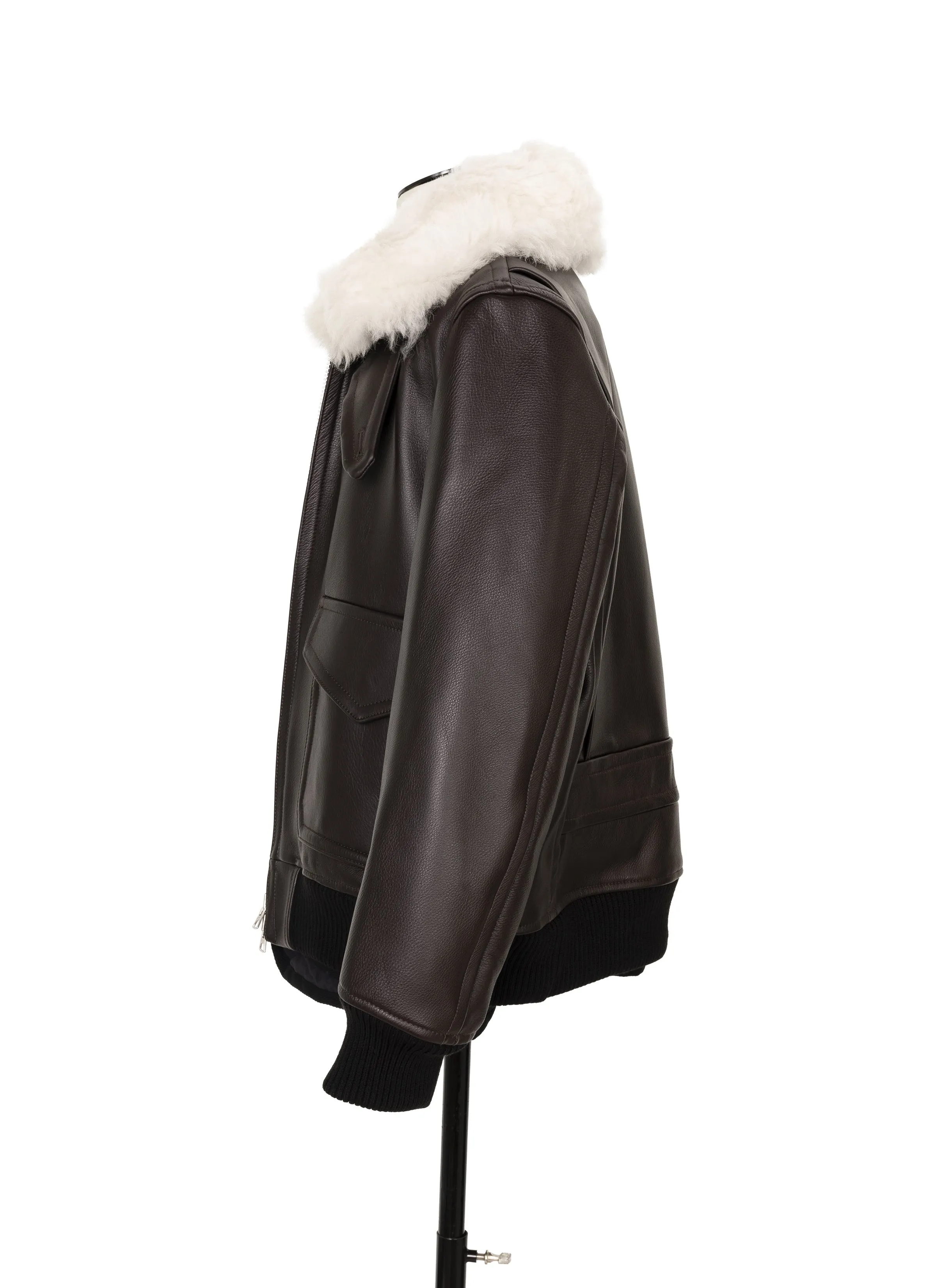 Leather Jacket sold by Sacai product image thumbnail 2