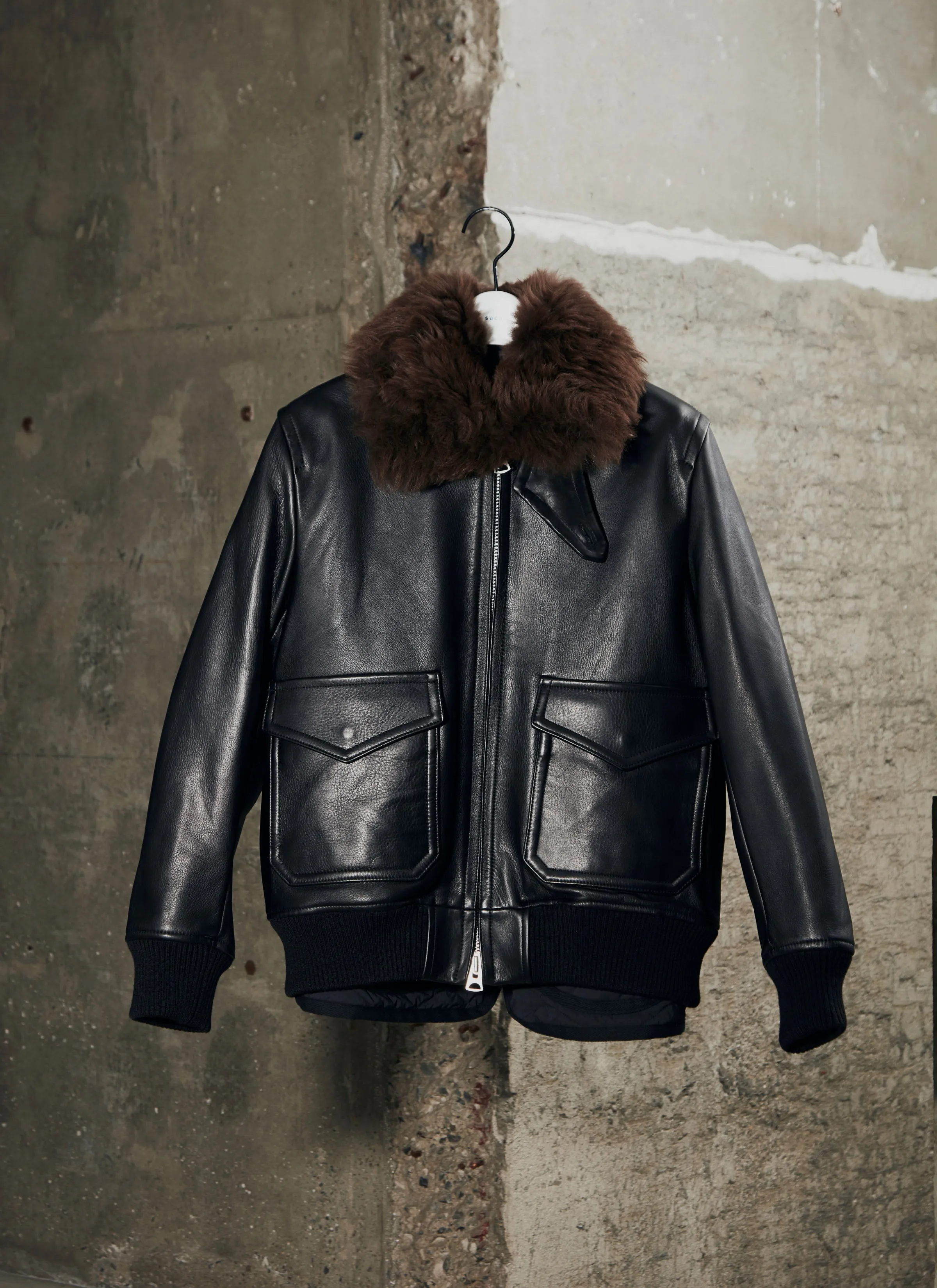 Leather Jacket sold by Sacai