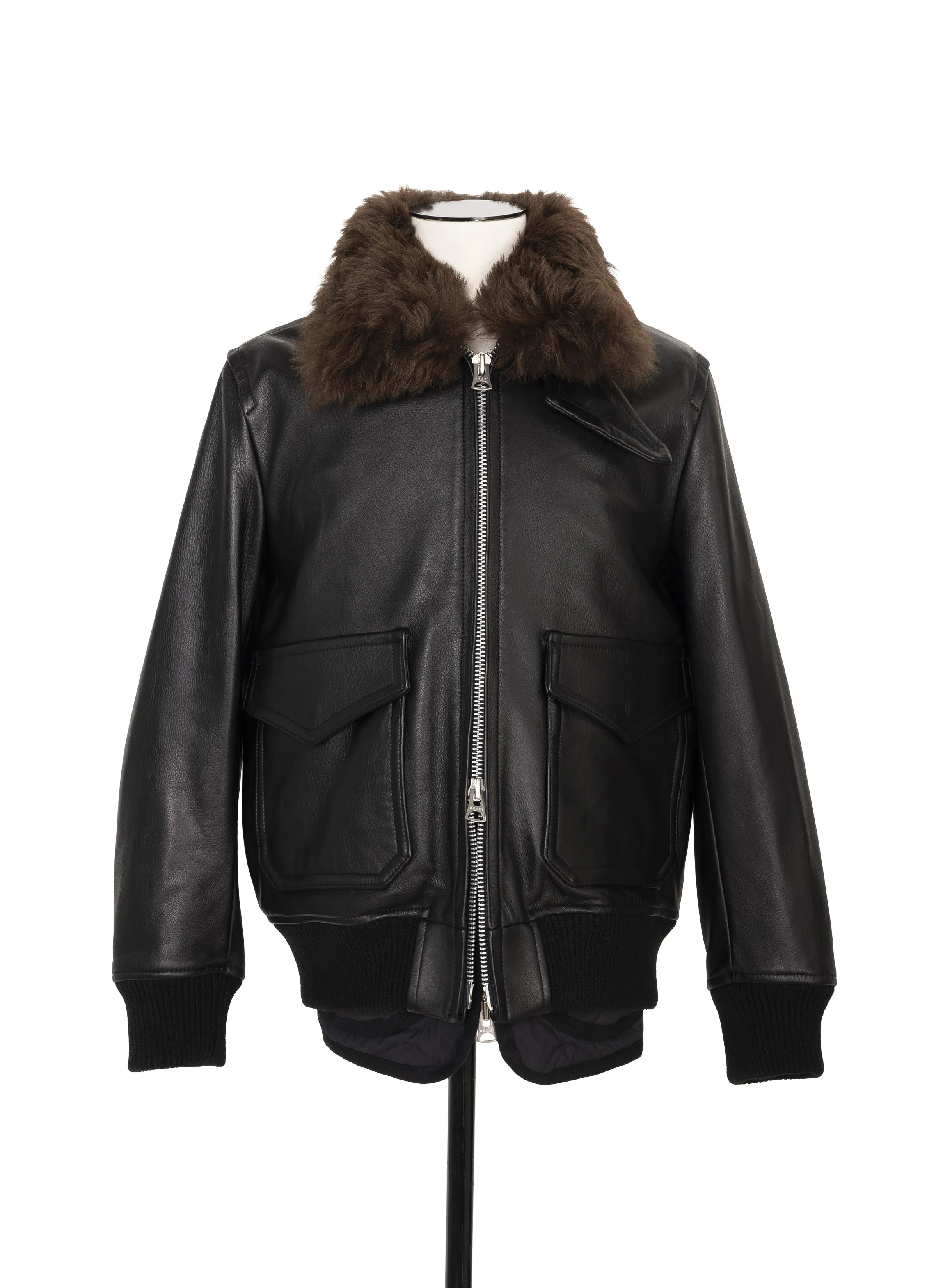Leather Jacket sold by Sacai product image thumbnail 2