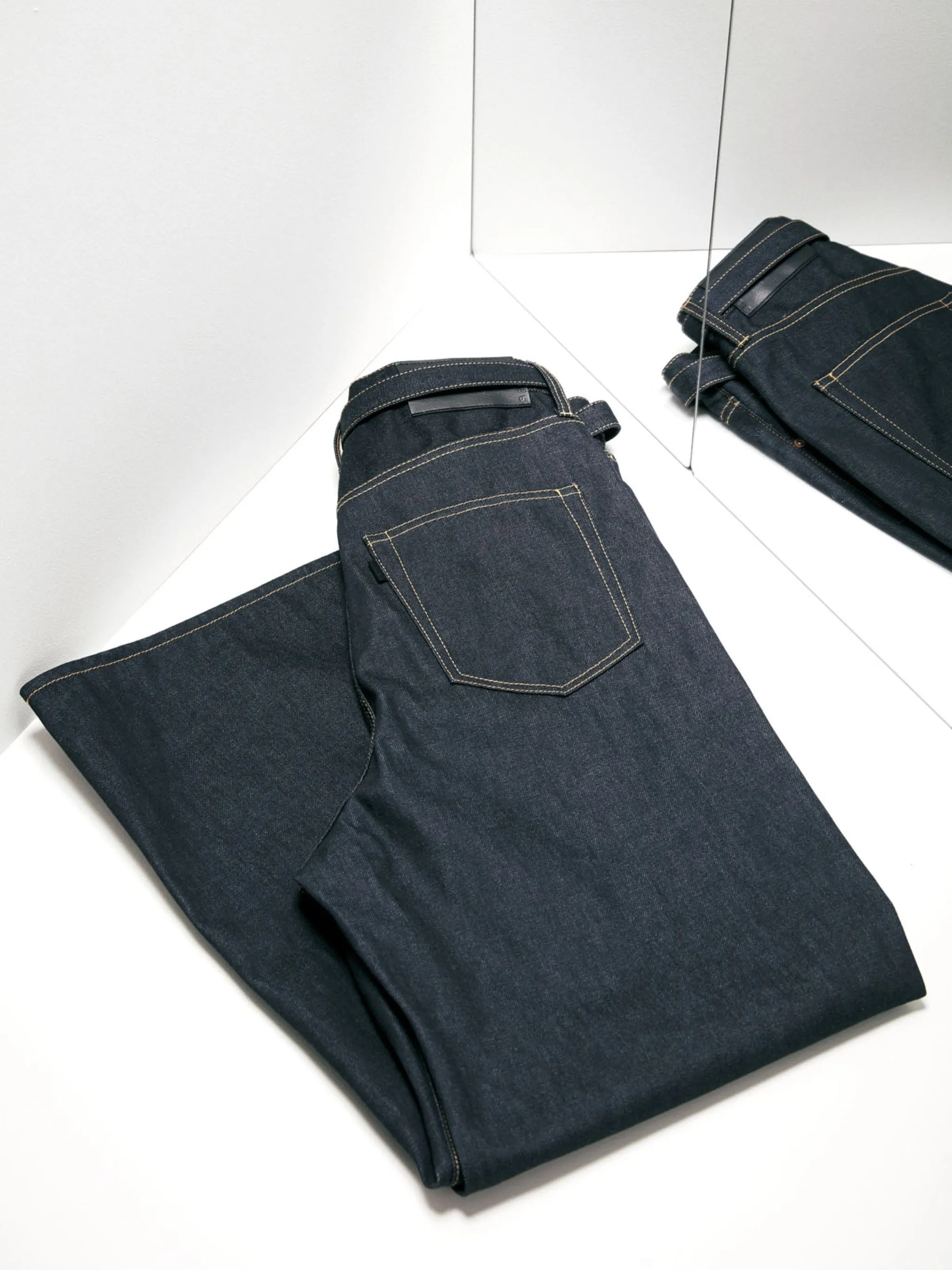 Wide Denim Pants sold by Sacai product image thumbnail 4