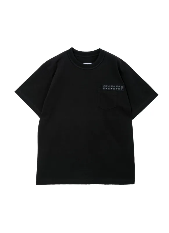 Studded Cotton Jersey T-Shirt sold by Sacai