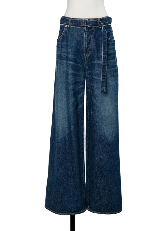 Wide Denim Pants sold by Sacai