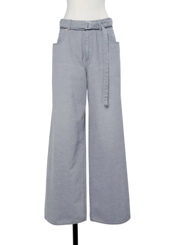 Wide Denim Pants sold by Sacai