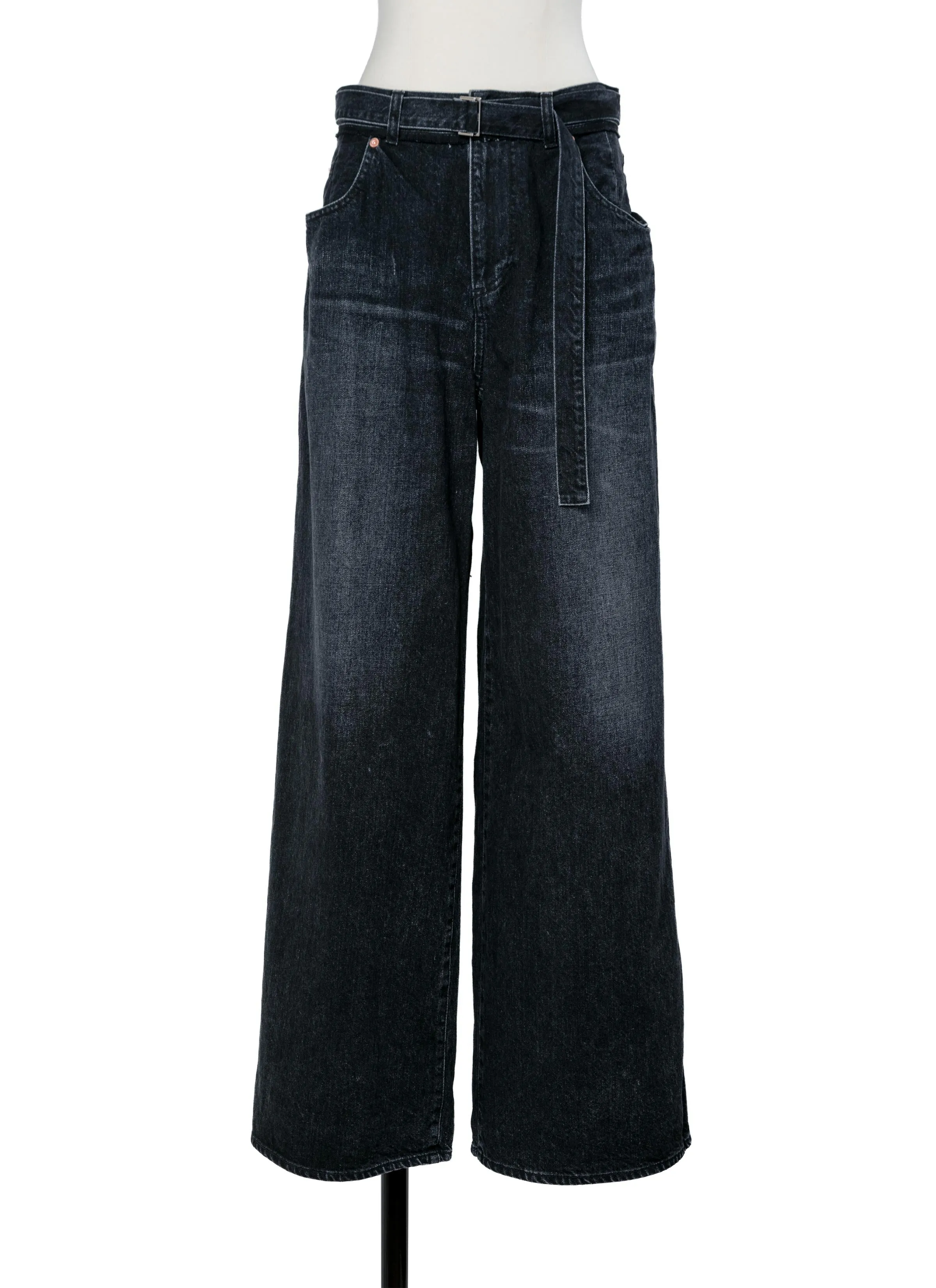 Wide Denim Pants sold by Sacai