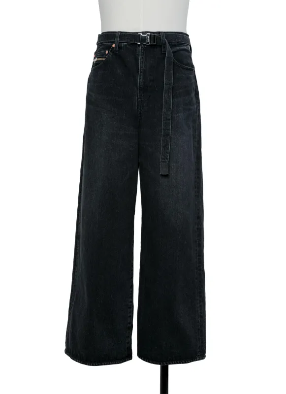 Wide Denim Pants sold by Sacai