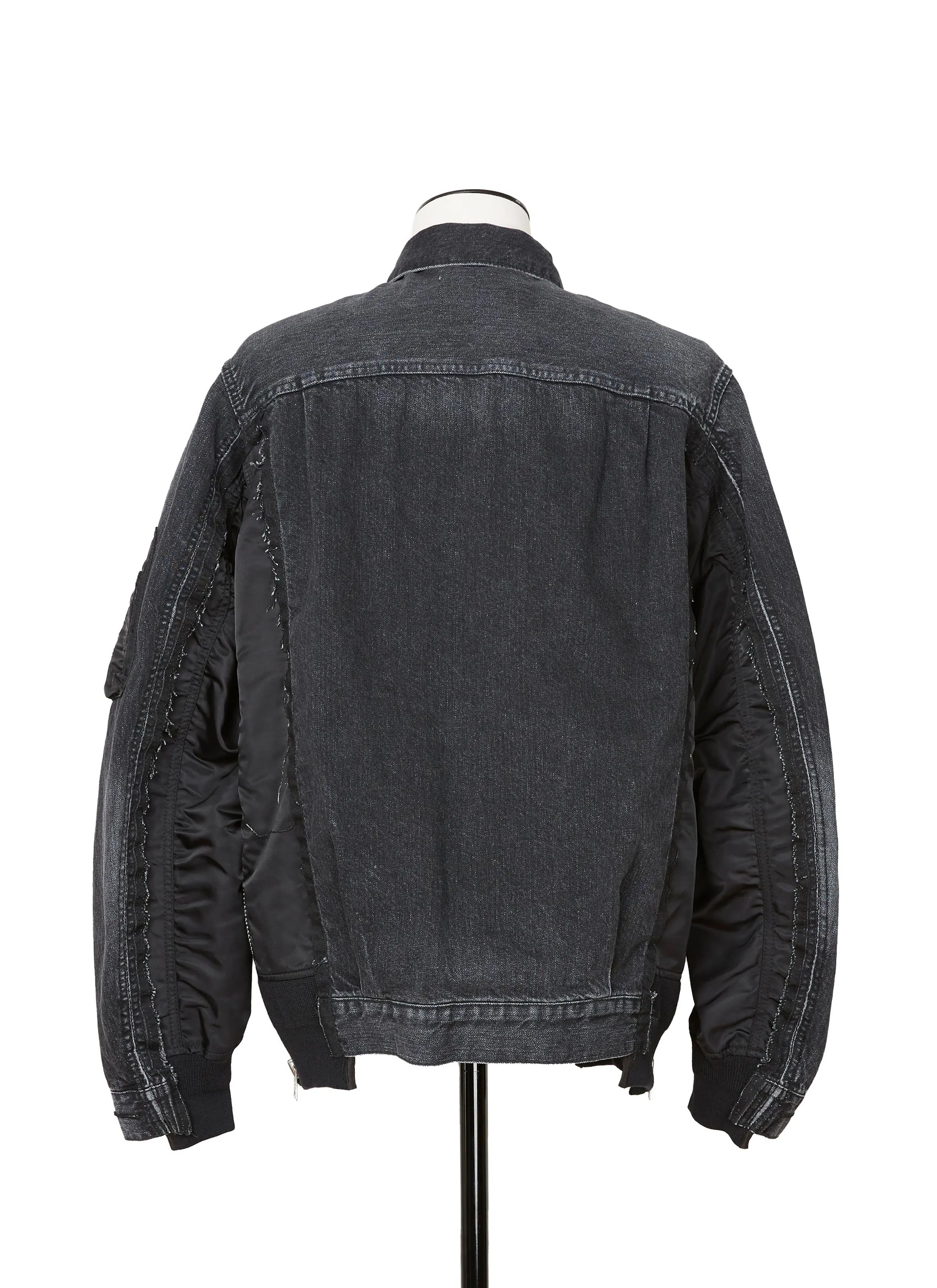 Denim x Nylon Twill Jacket sold by Sacai product image thumbnail 3