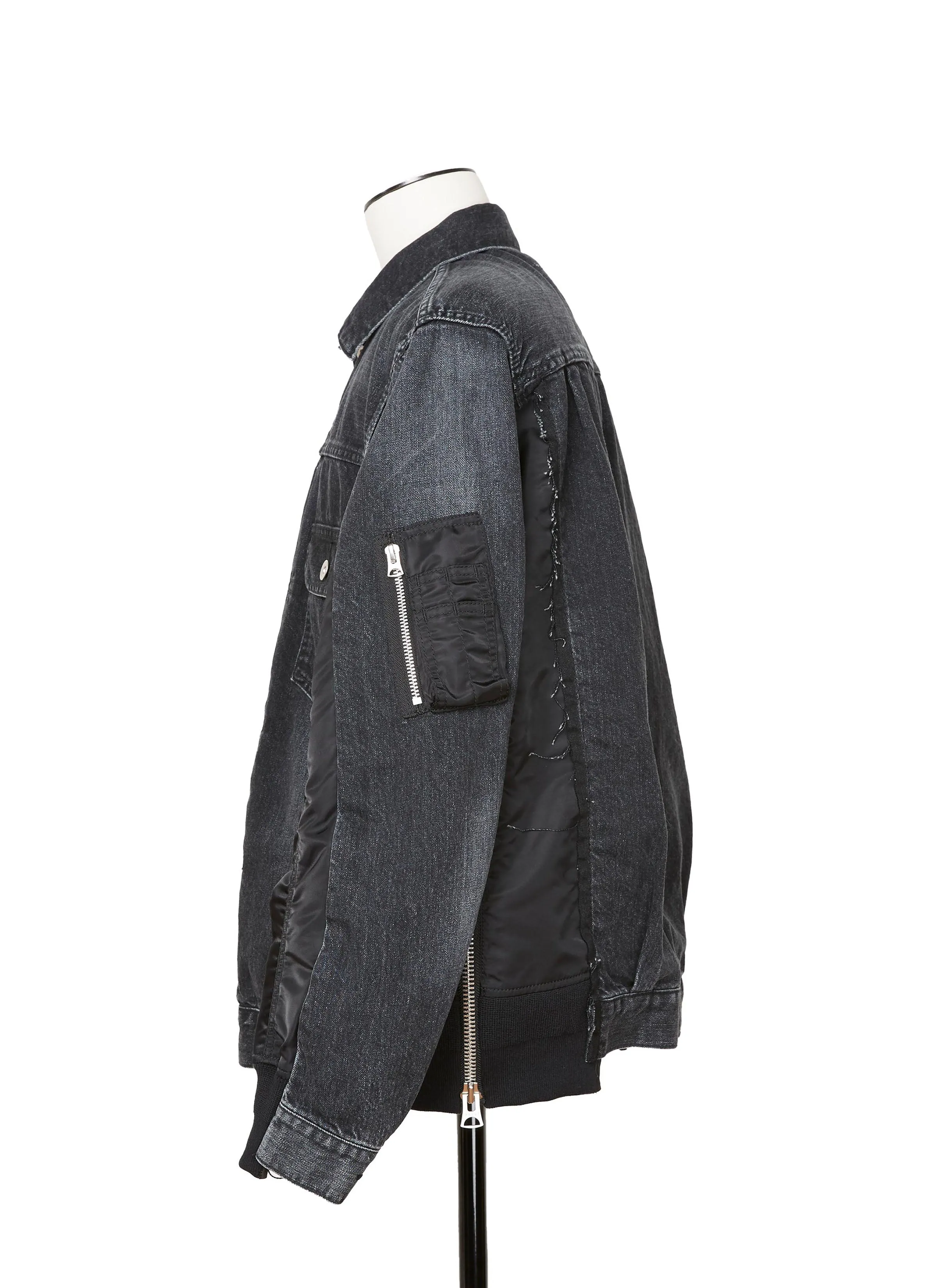 Denim x Nylon Twill Jacket sold by Sacai product image thumbnail 2