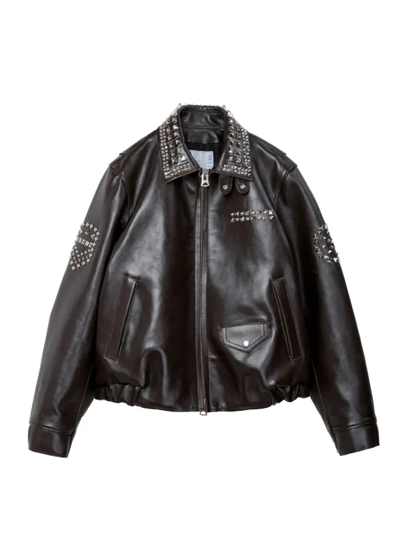 Studded Leather Jacket sold by Sacai