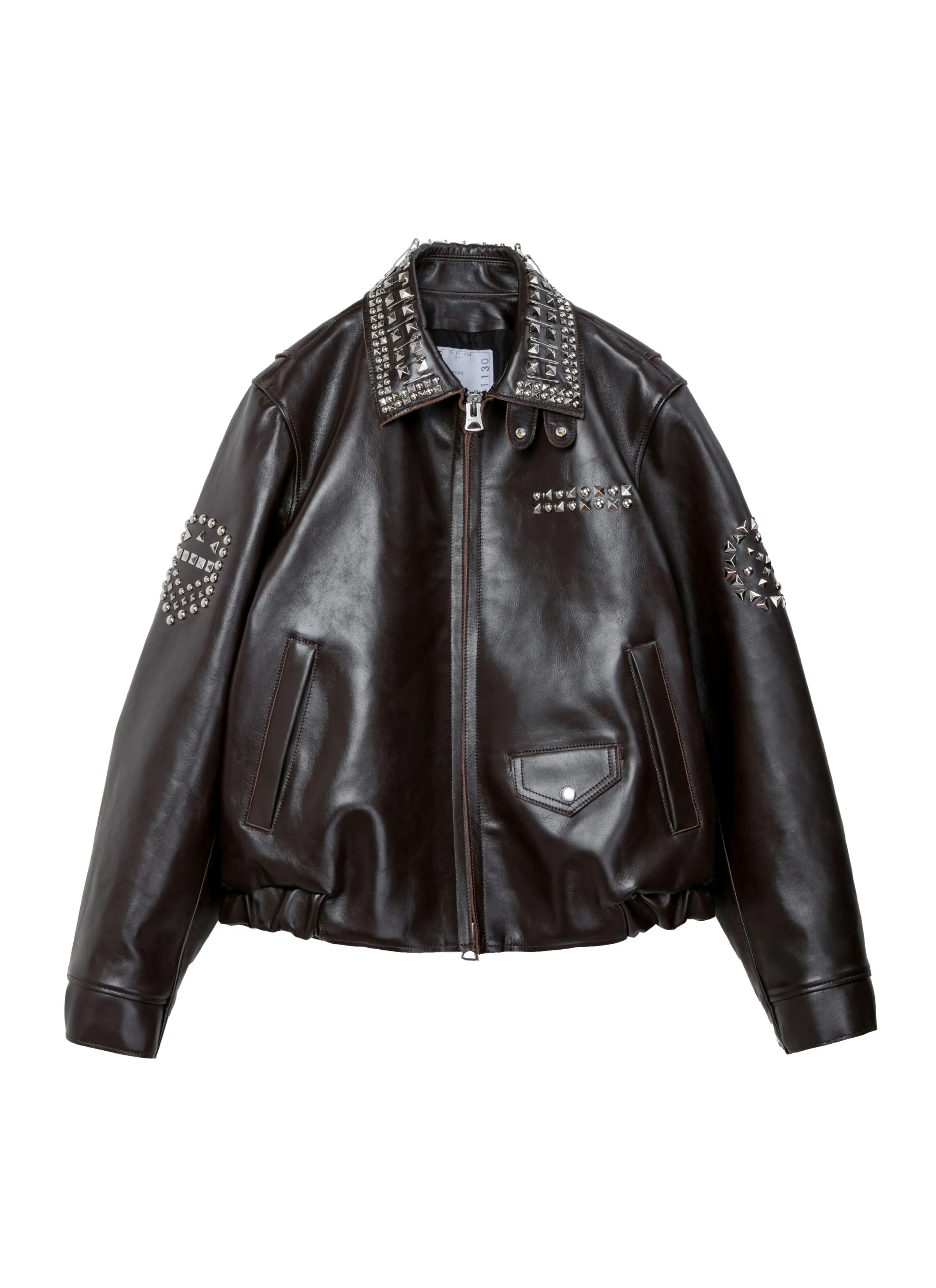 Studded Leather Jacket sold by Sacai