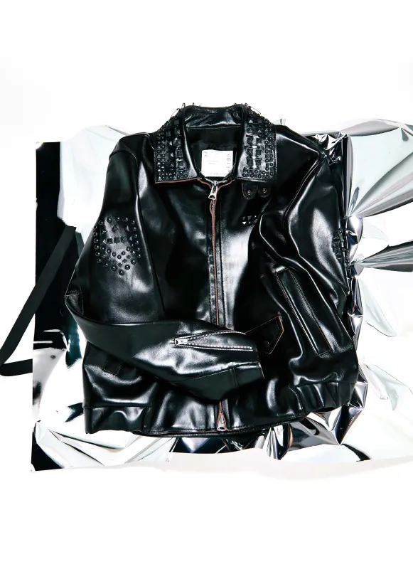 Studded Leather Jacket sold by Sacai