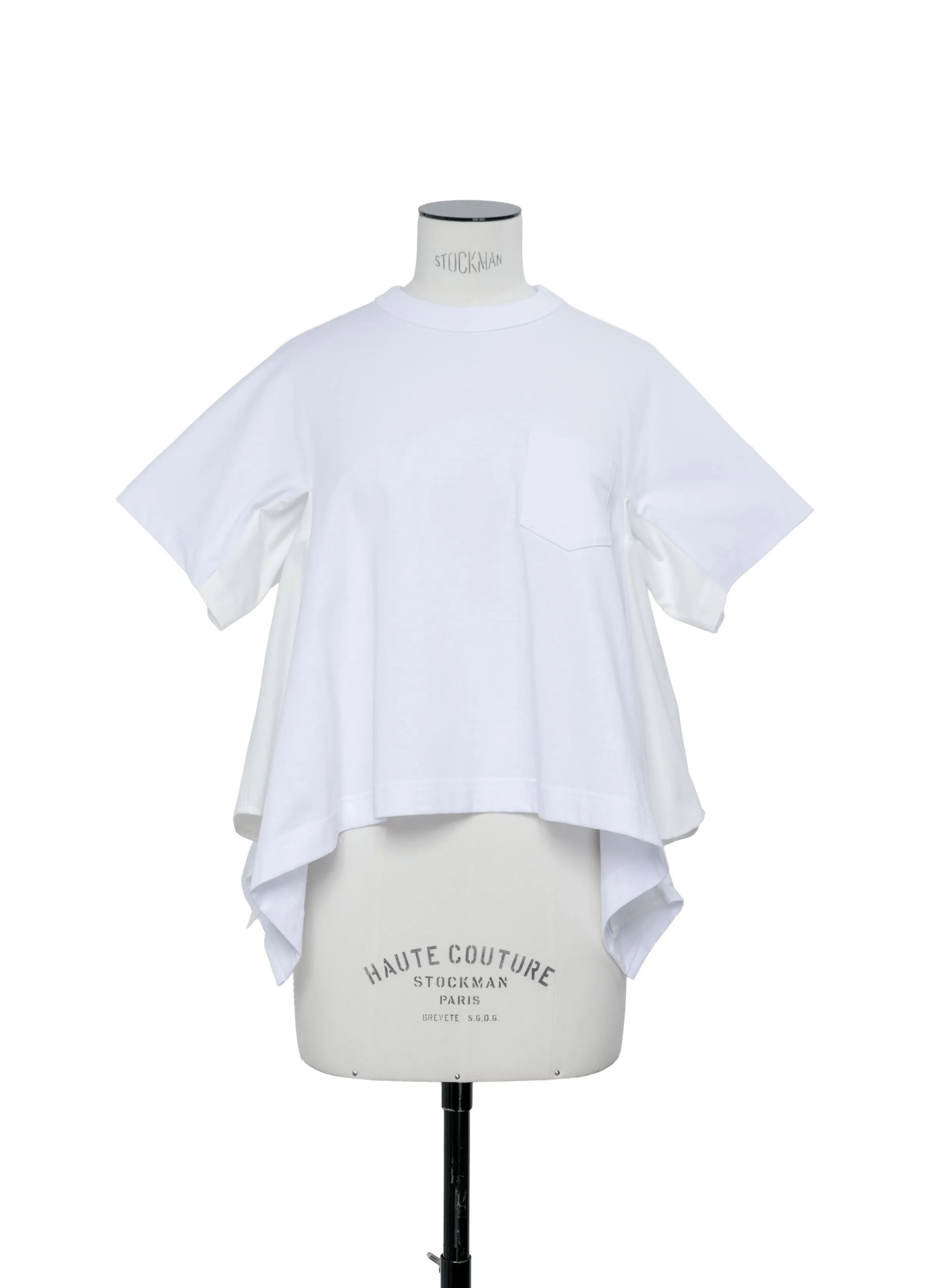 Light Weight Denim x Cotton Jersey T-Shirt sold by Sacai