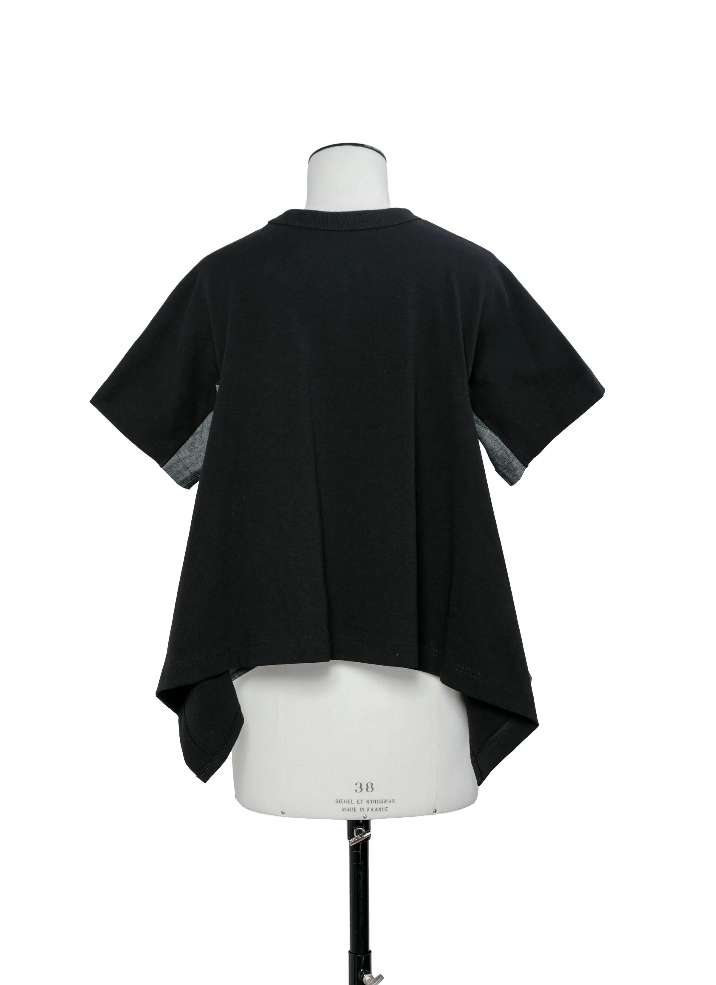 Light Weight Denim x Cotton Jersey T-Shirt sold by Sacai product image thumbnail 3