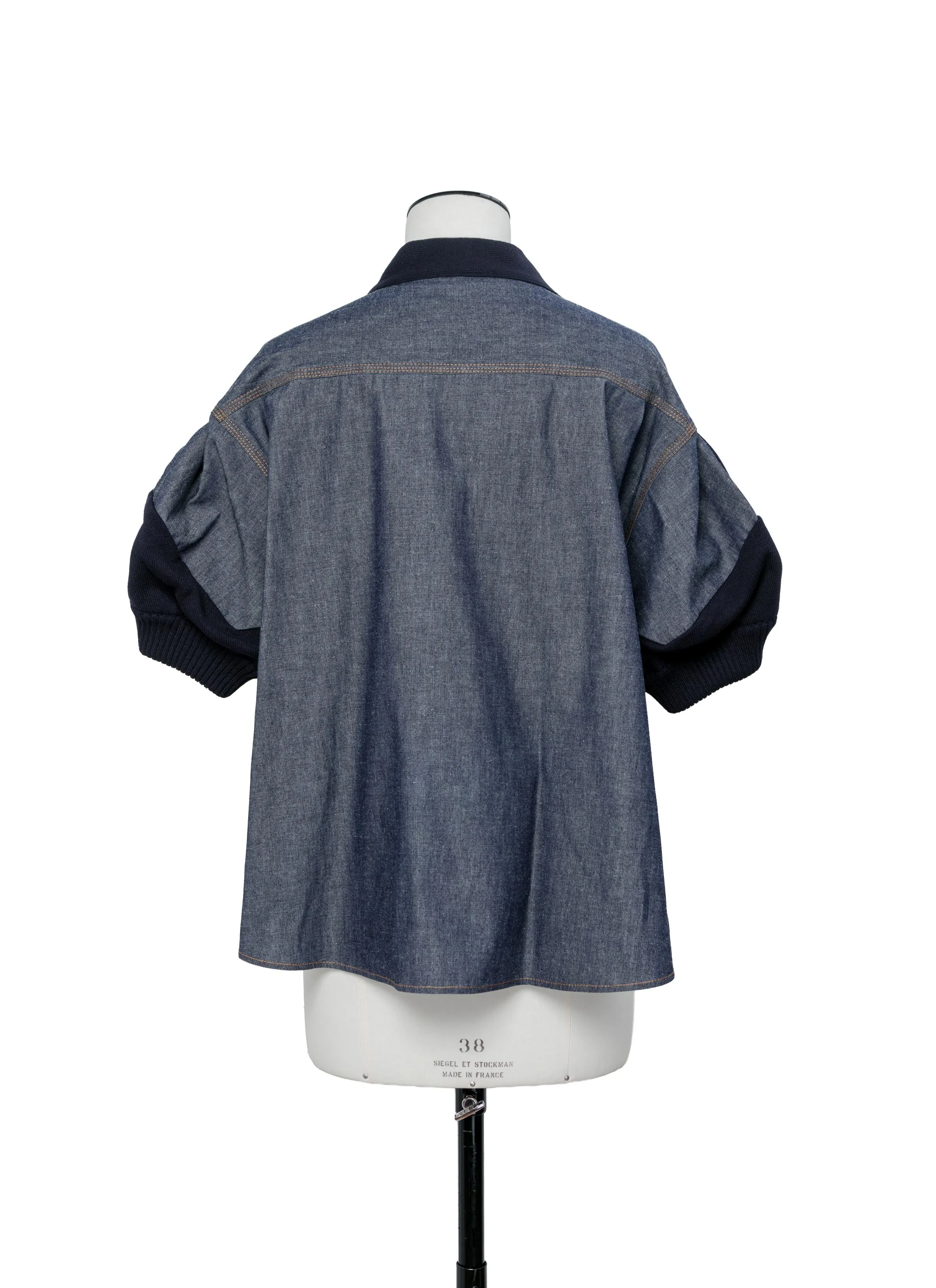 Denim x Knit Cardigan sold by Sacai product image thumbnail 3
