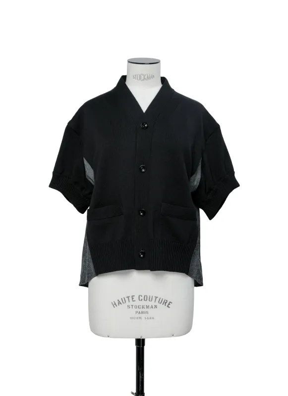 Denim x Knit Cardigan sold by Sacai