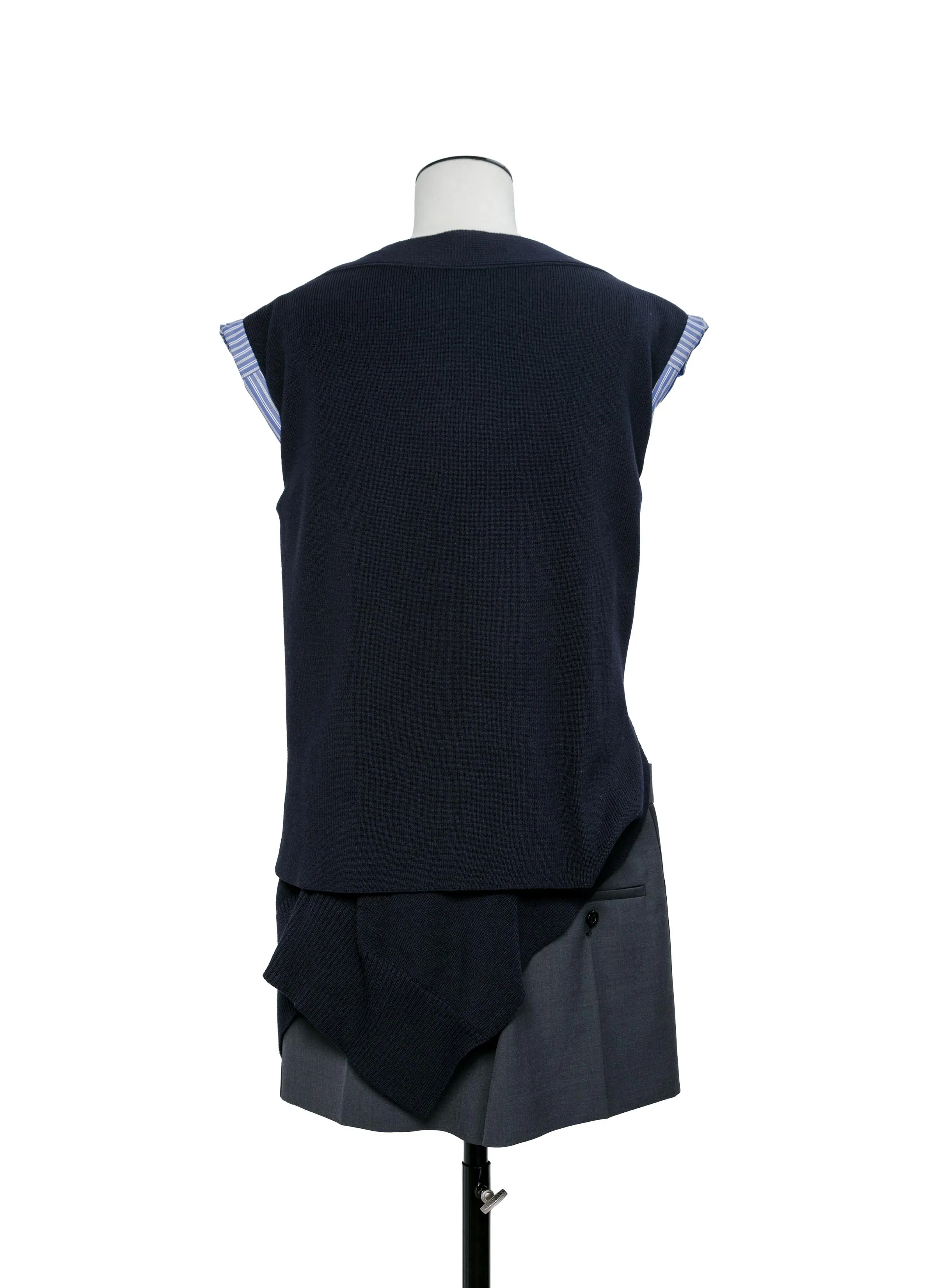 Suiting x Knit Dress sold by Sacai product image thumbnail 3