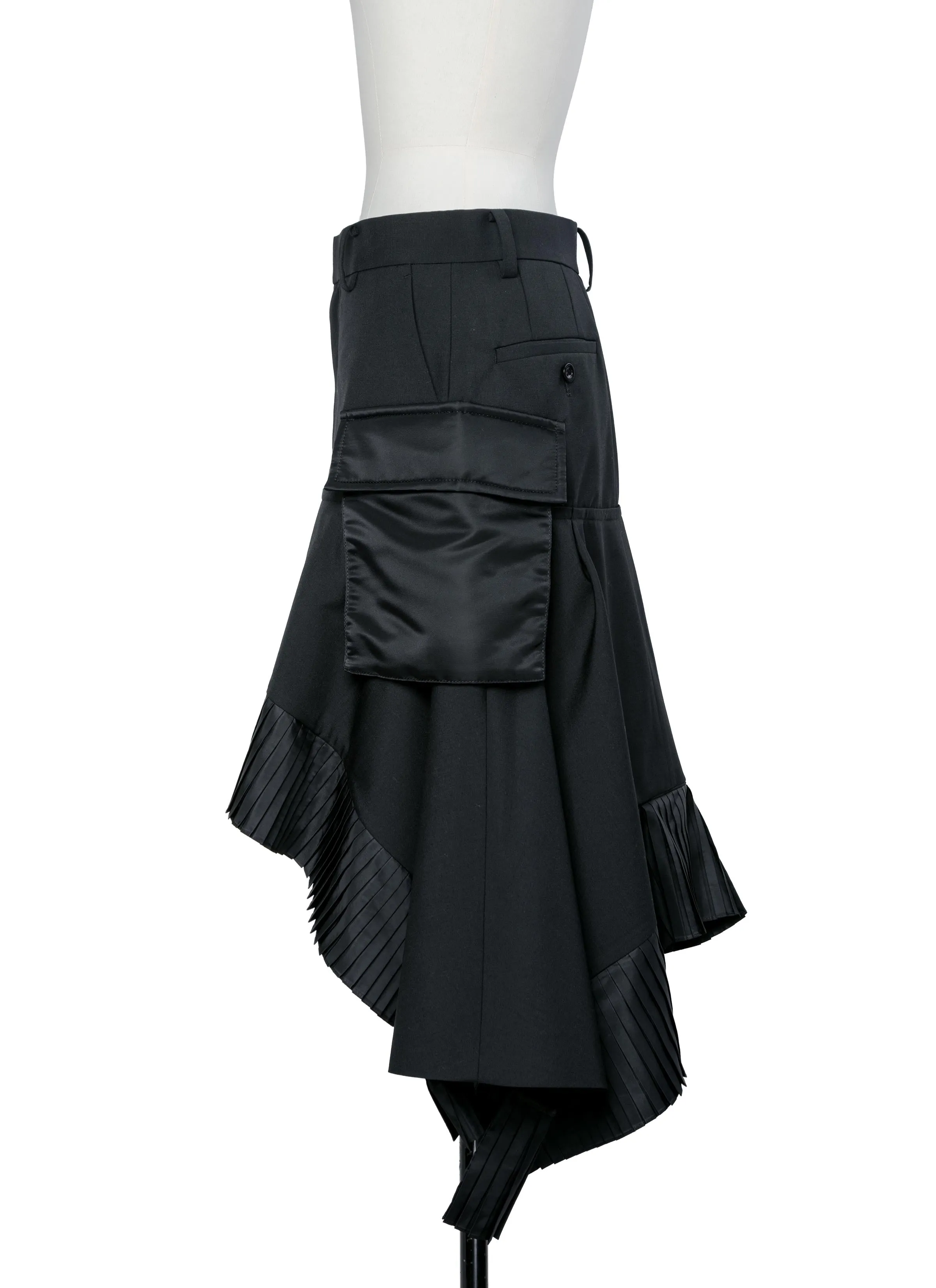 Suiting x Nylon Twill Skirt sold by Sacai product image thumbnail 3
