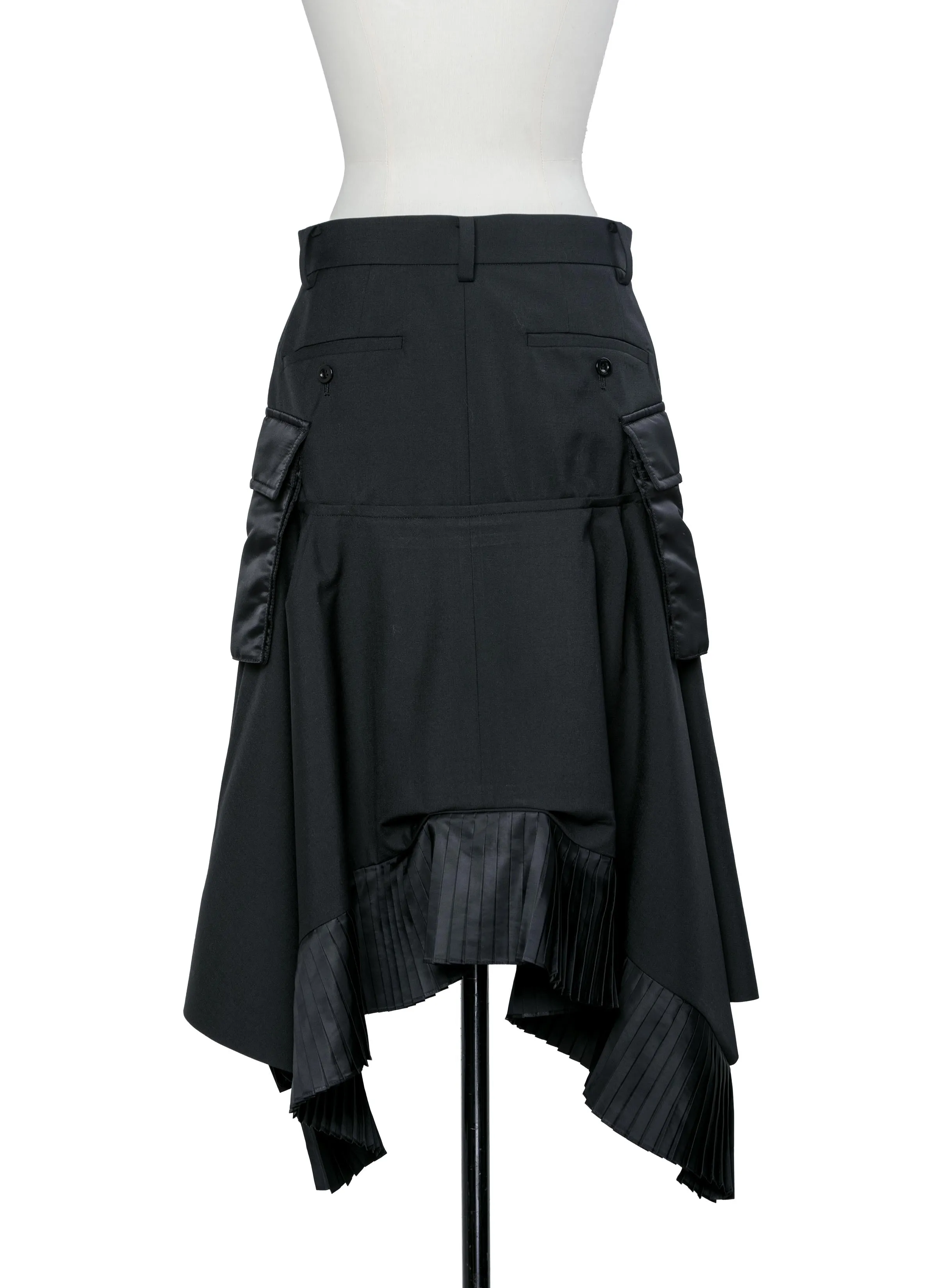 Suiting x Nylon Twill Skirt sold by Sacai product image thumbnail 4
