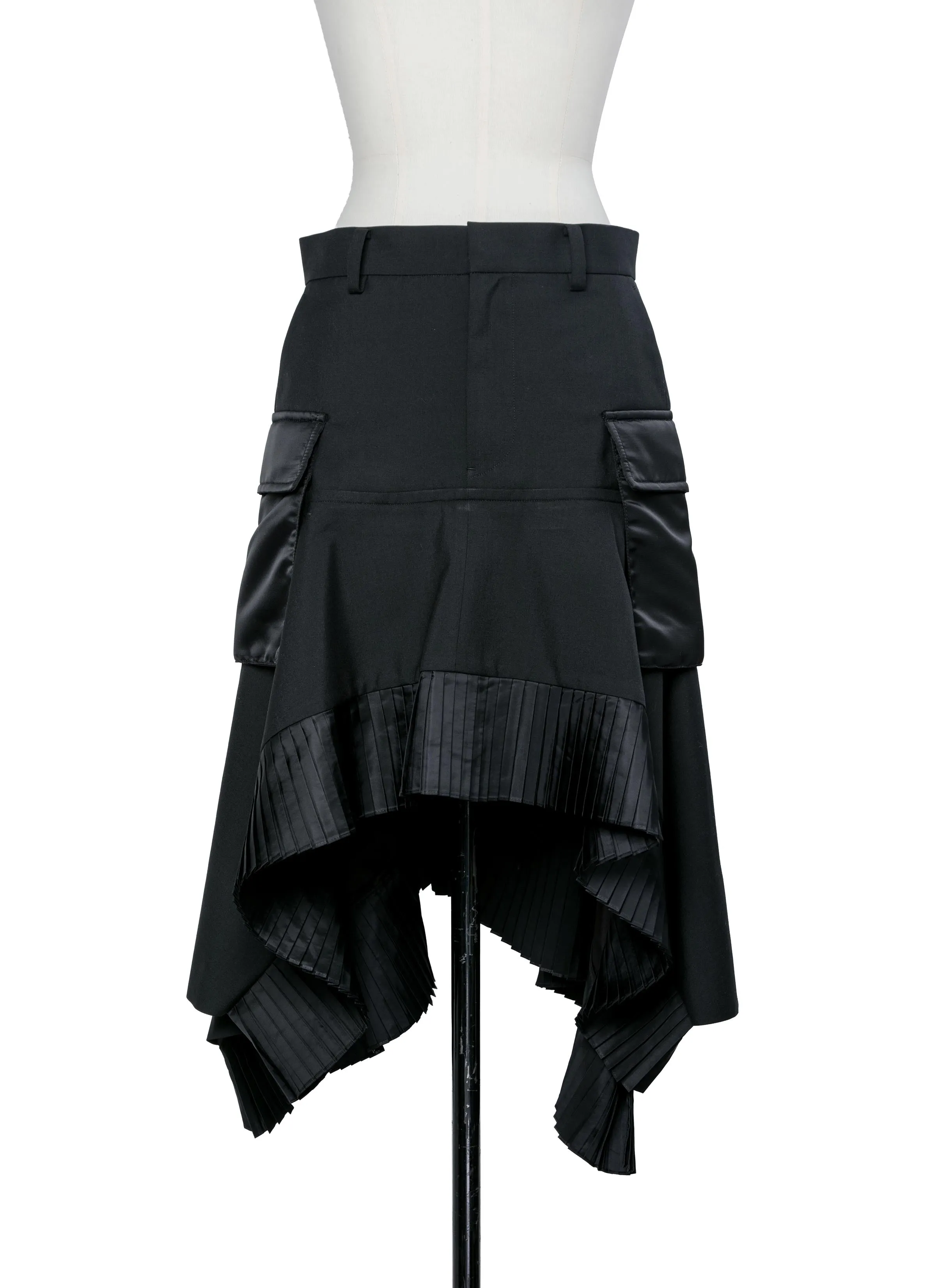 Suiting x Nylon Twill Skirt sold by Sacai product image thumbnail 2