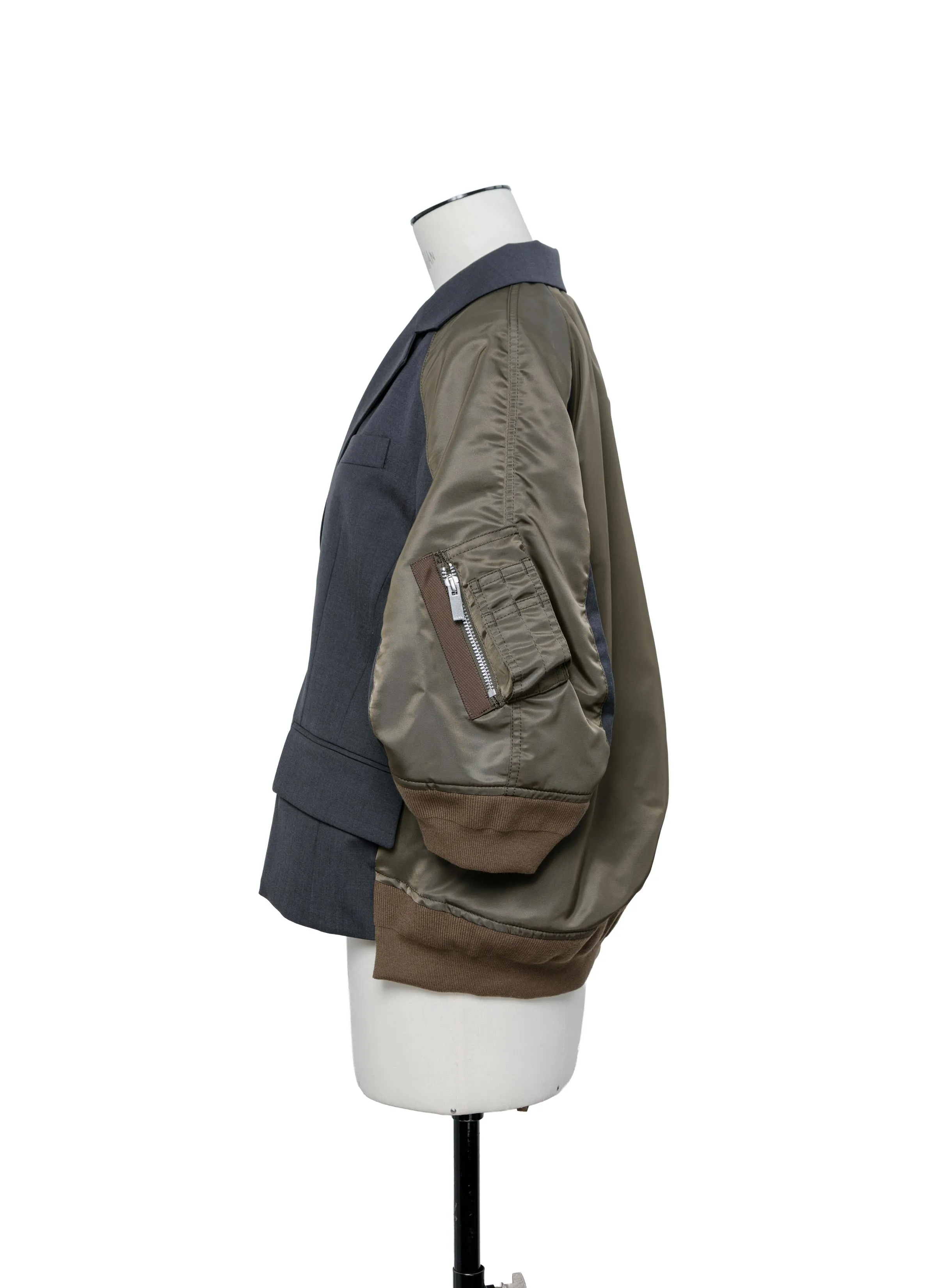 Suiting x Nylon Twill Jacket sold by Sacai product image thumbnail 2