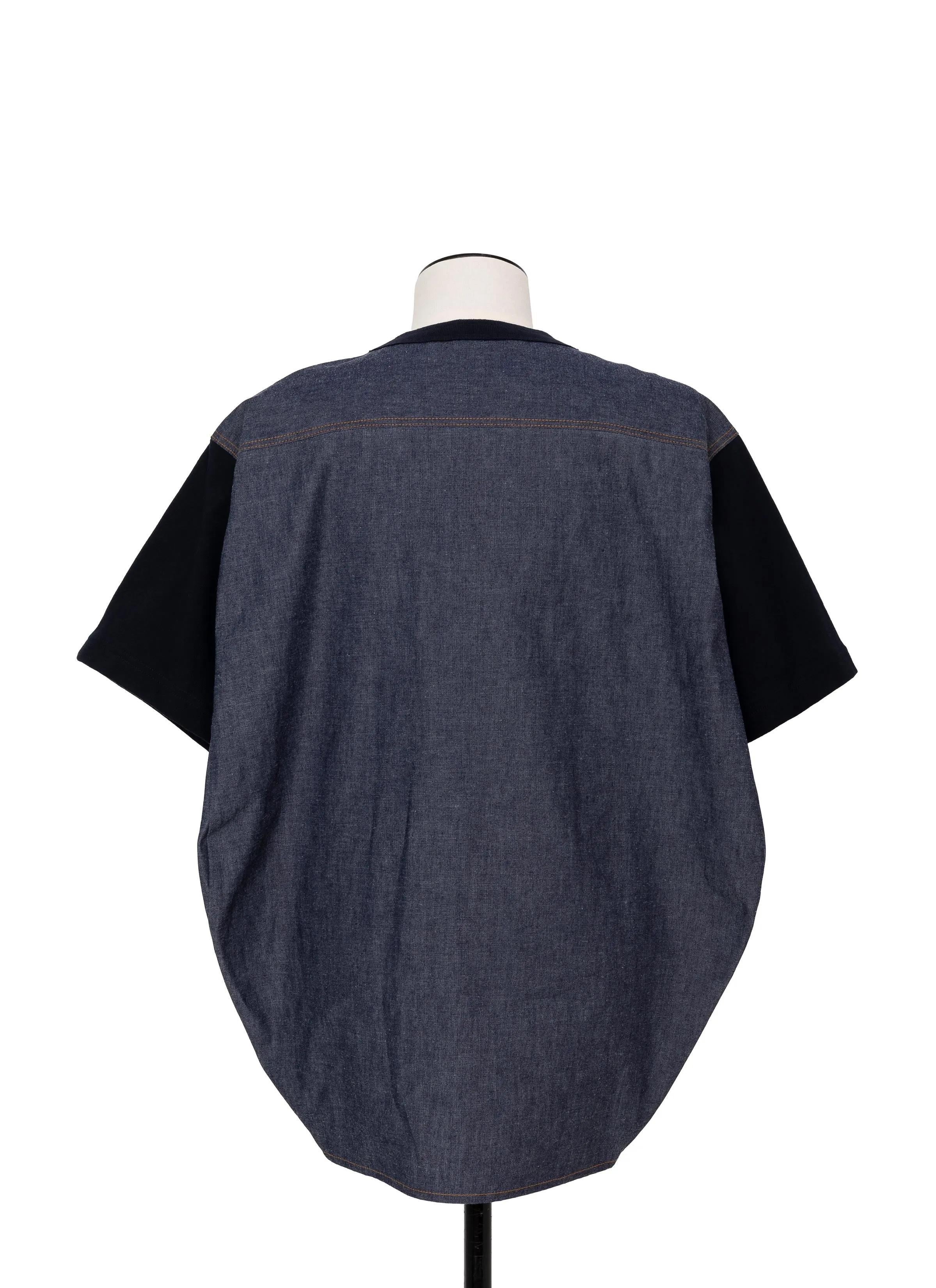 Light Weight Denim x Cotton Jersey T-Shirt sold by Sacai product image thumbnail 3