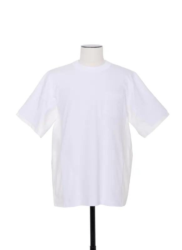 Light Weight Denim x Cotton Jersey T-Shirt sold by Sacai