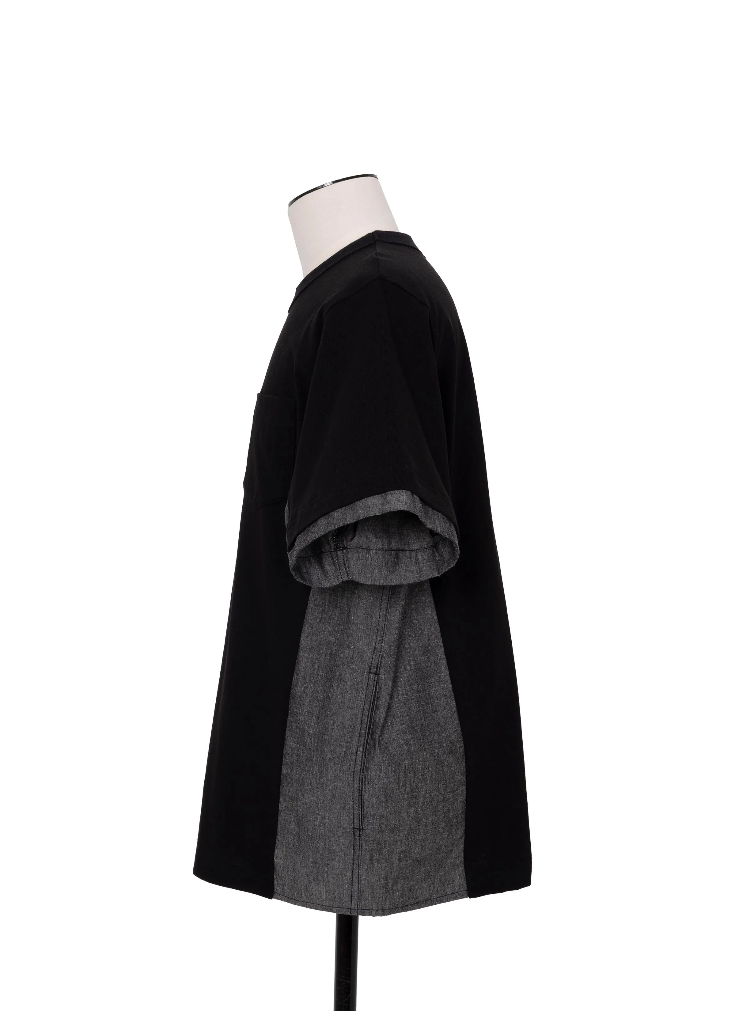 Light Weight Denim x Cotton Jersey T-Shirt sold by Sacai product image thumbnail 2