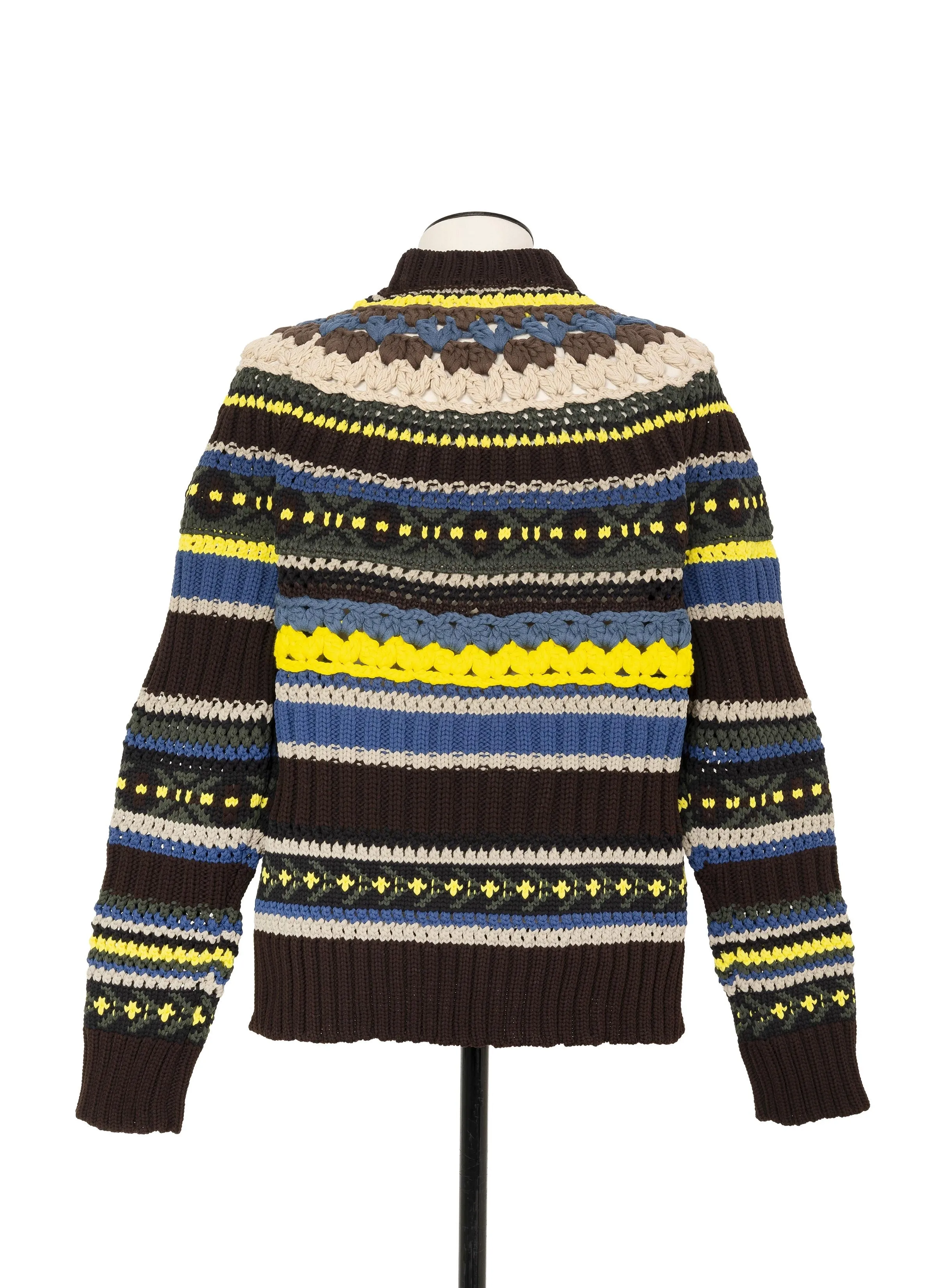 Mix Knit Pullover sold by Sacai product image thumbnail 3