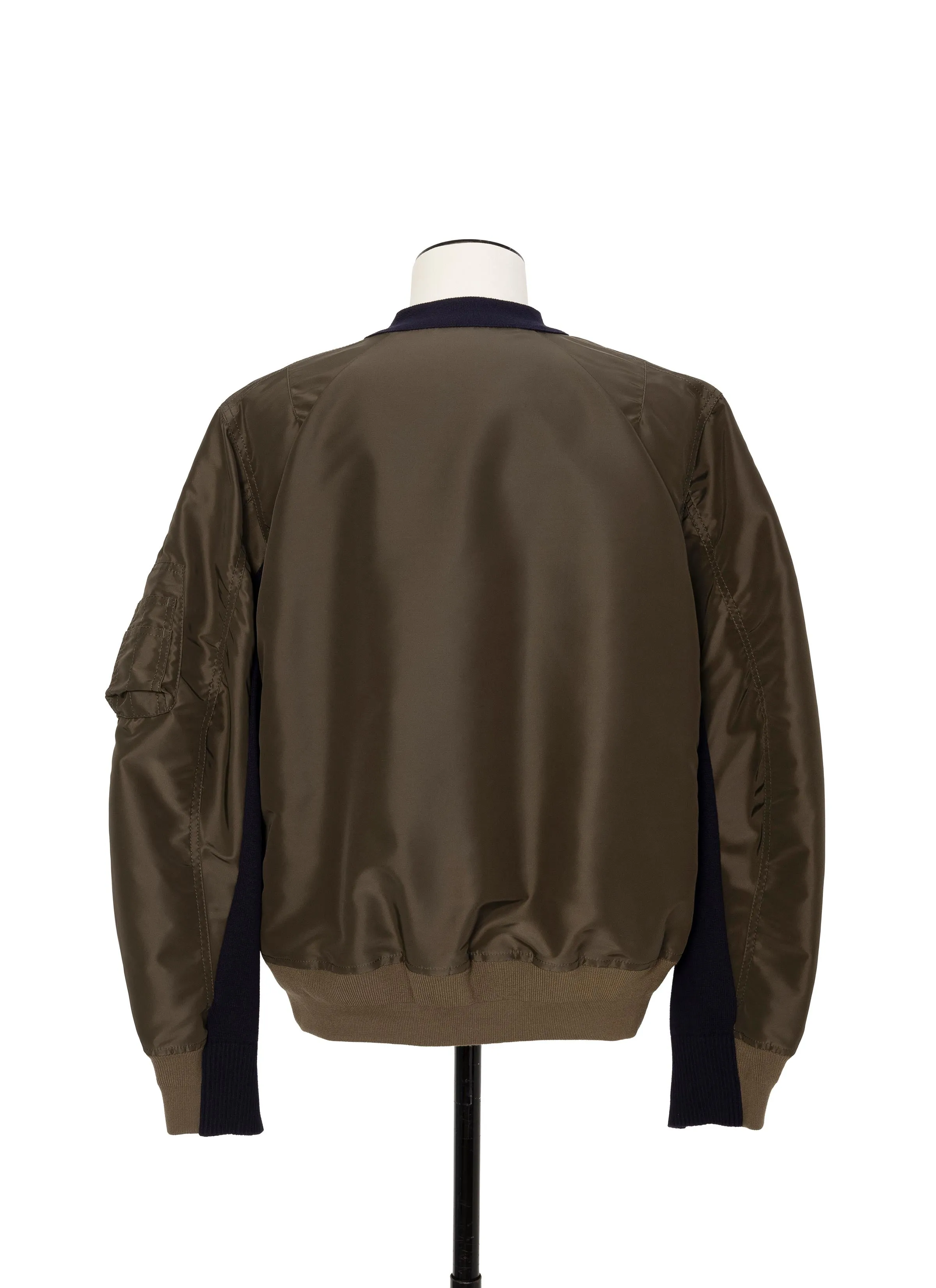 Nylon Twill x Knit Cardigan sold by Sacai product image thumbnail 3