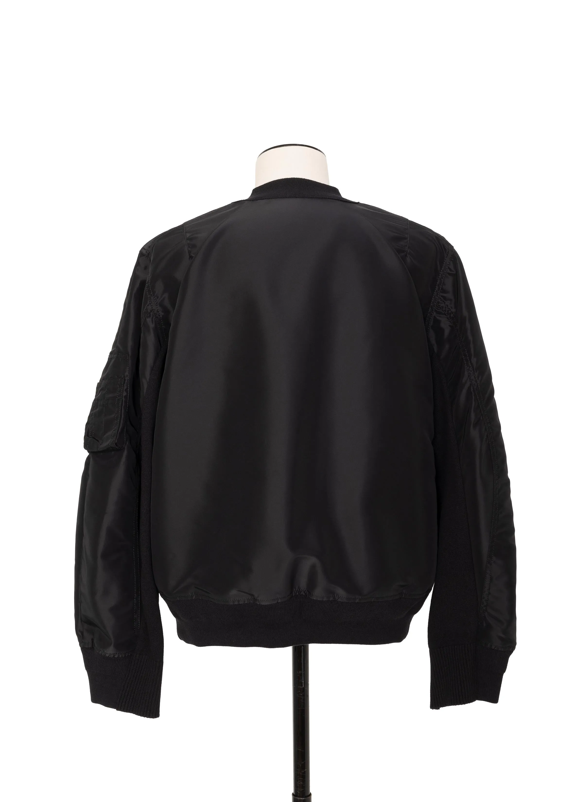 Nylon Twill x Knit Cardigan sold by Sacai product image thumbnail 3