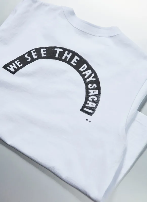 geoff sacai by Geoff Mcfetridge Print T-Shirt sold by Sacai