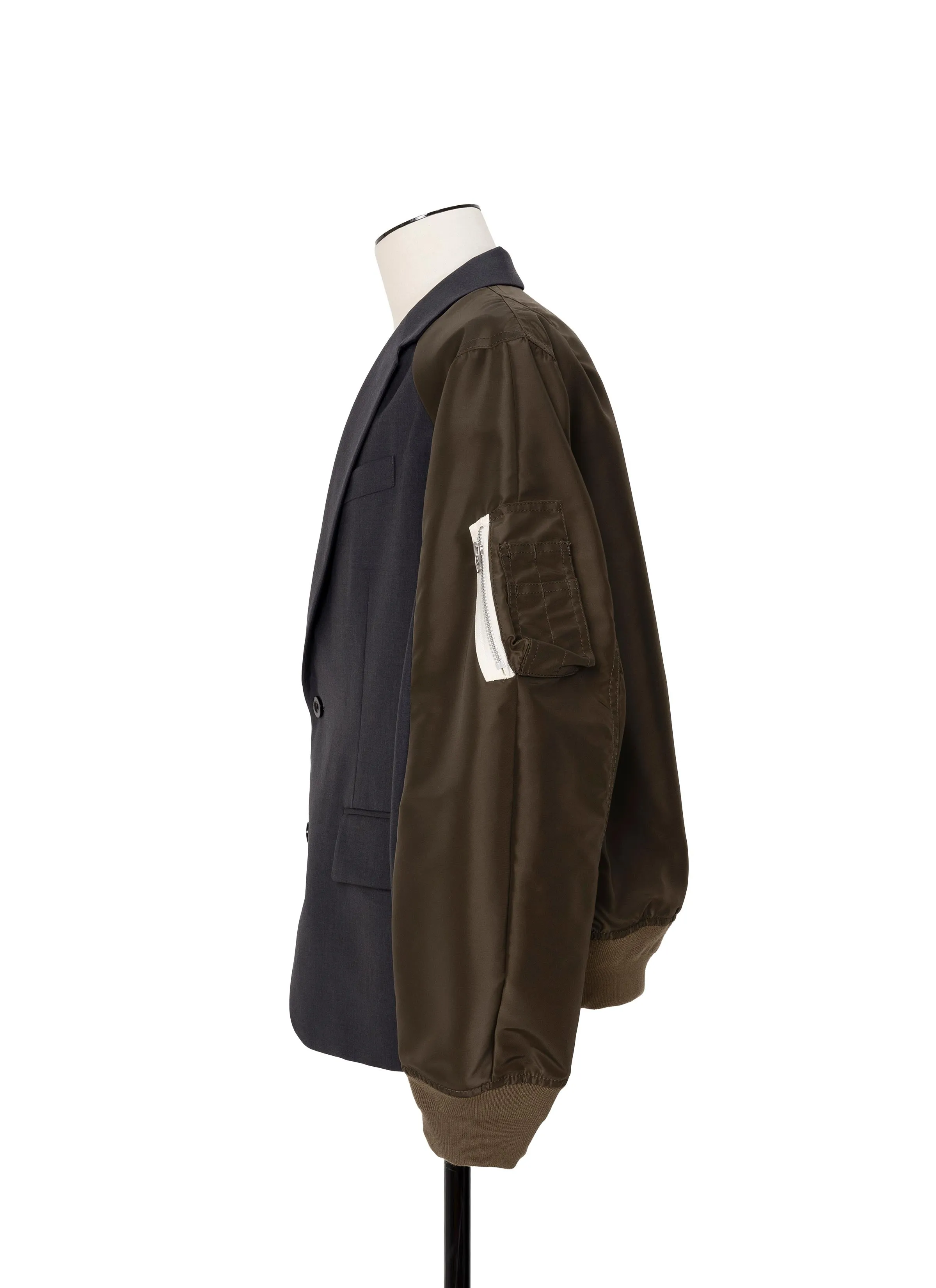 Suiting x Nylon Twill Jacket sold by Sacai product image thumbnail 2