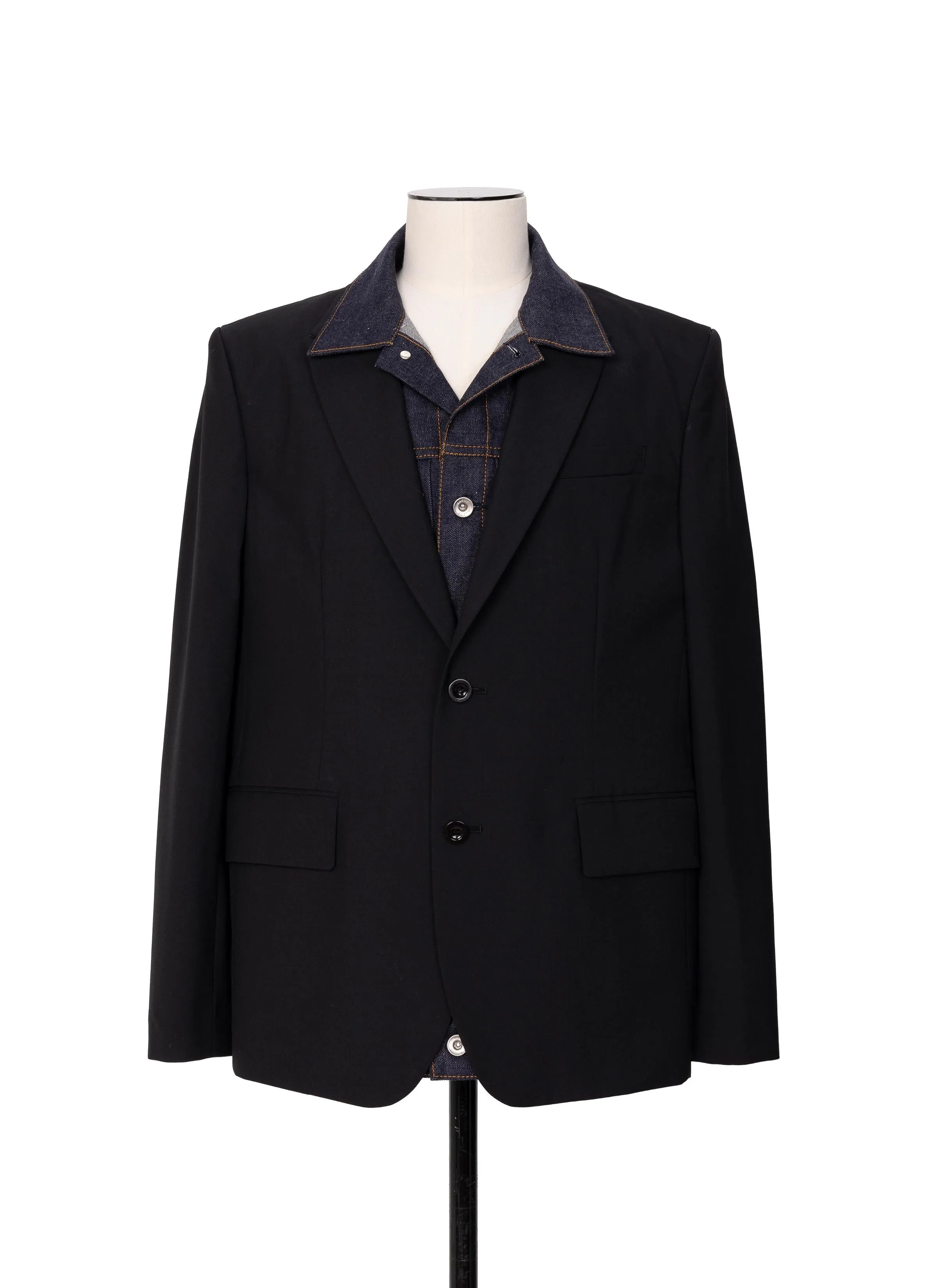 Suiting x Denim Jacket sold by Sacai product image thumbnail 2