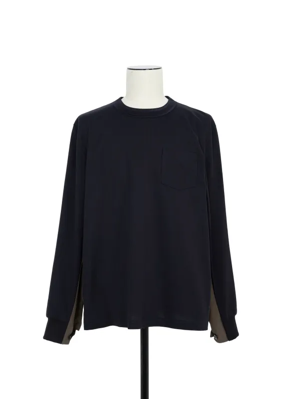 Cotton Typewriter x Cotton Jersey L/S T-Shirt sold by Sacai