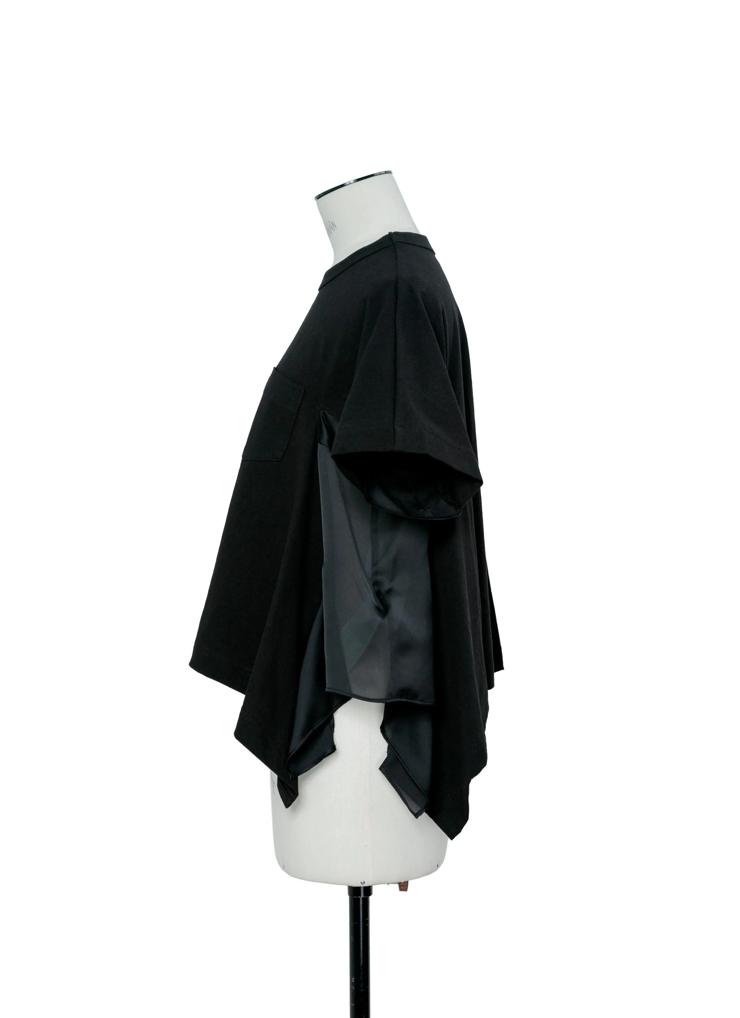 Satin x Cotton Jersey T-Shirt sold by Sacai product image thumbnail 3