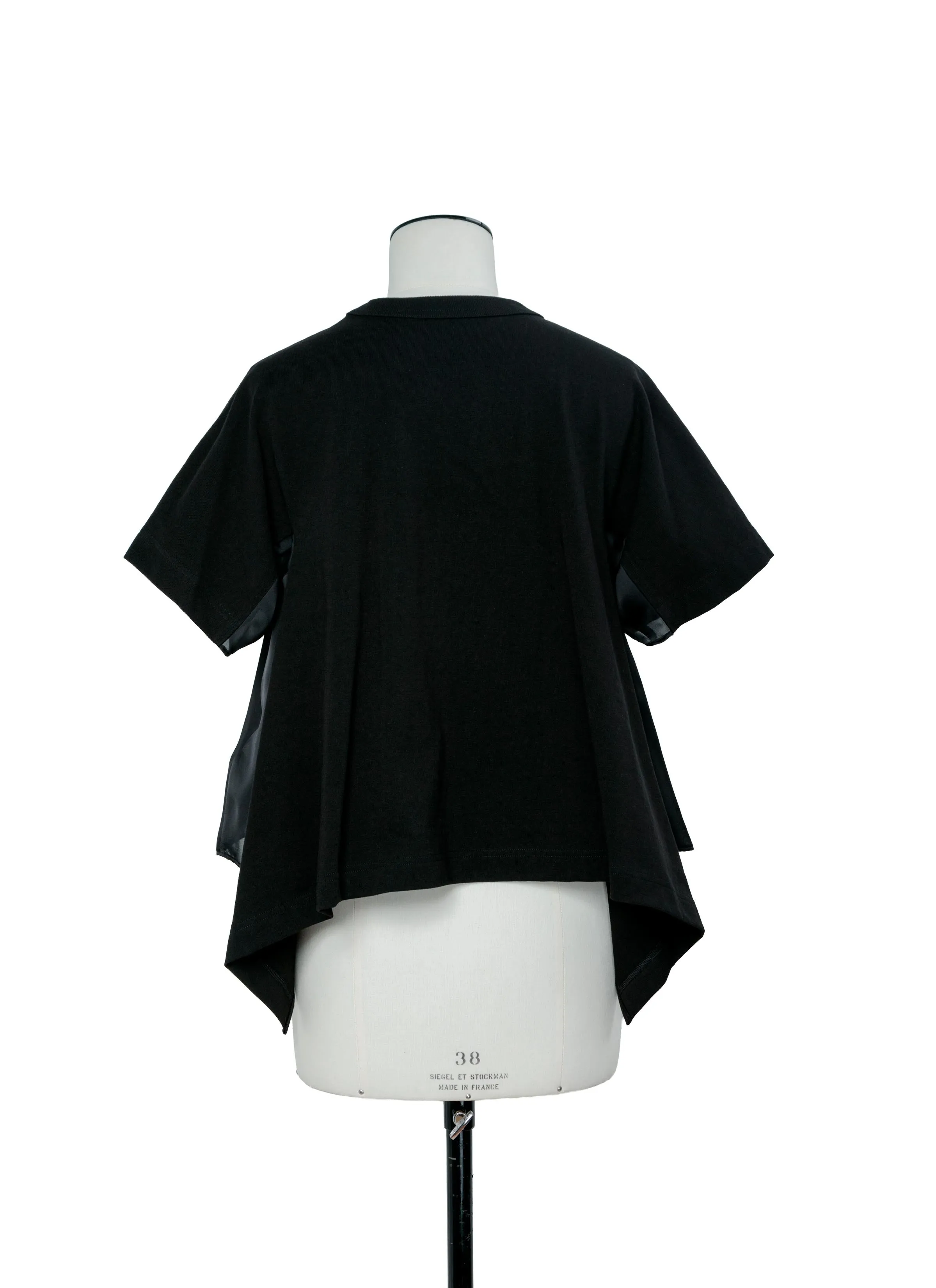 Satin x Cotton Jersey T-Shirt sold by Sacai product image thumbnail 4