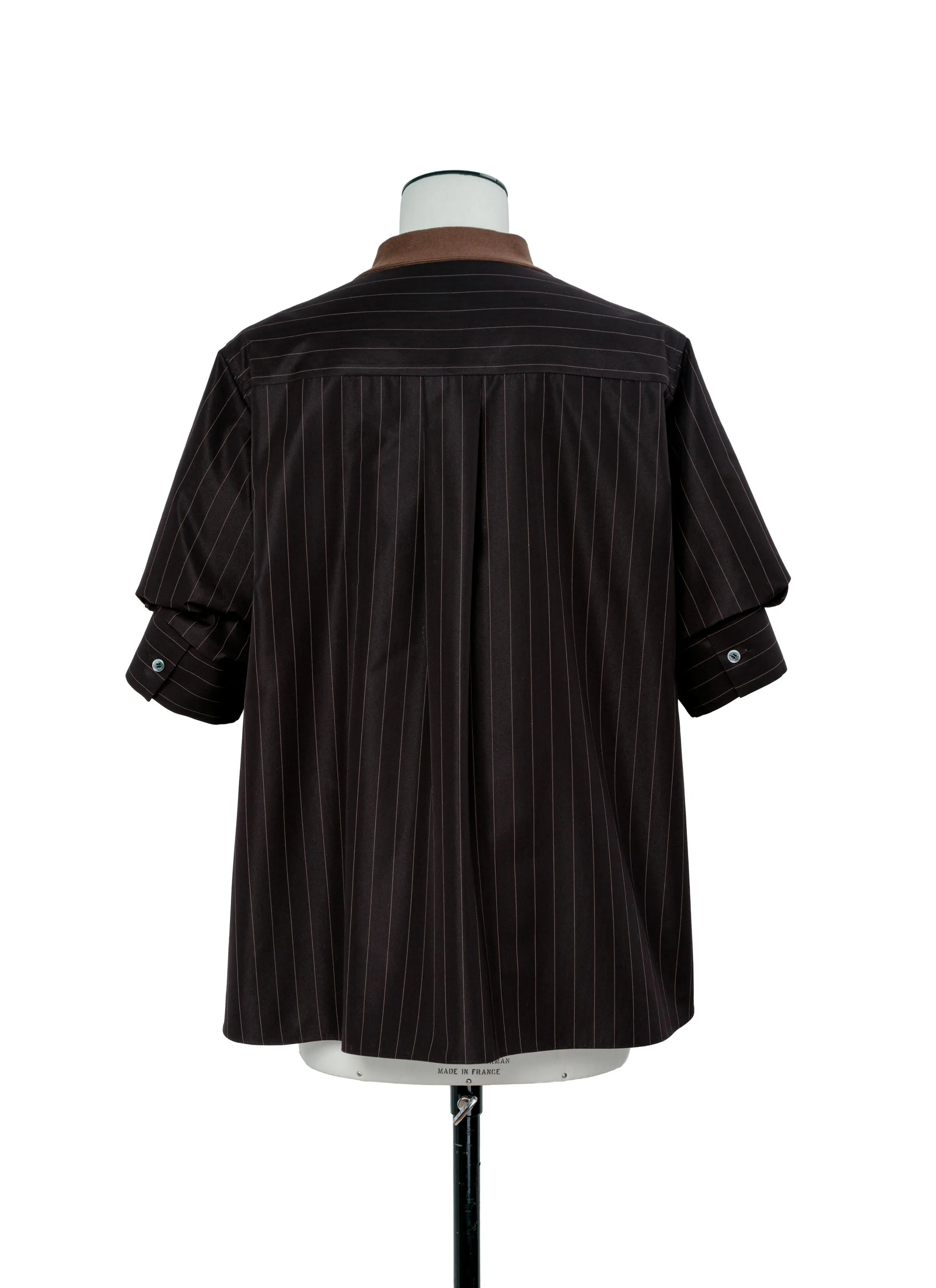 Chalk Stripe x Cotton Knit Cardigan sold by Sacai product image thumbnail 4