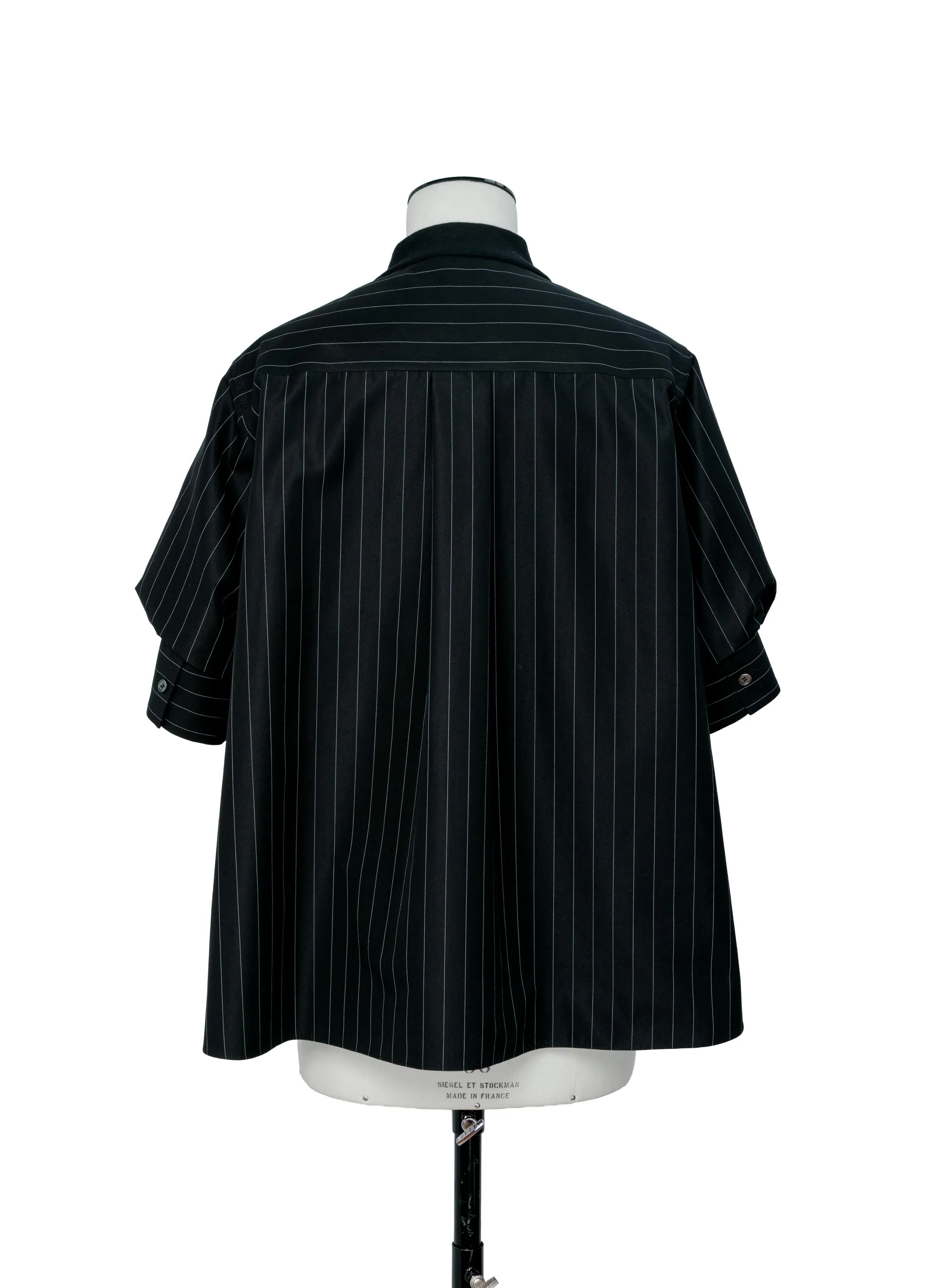Chalk Stripe x Cotton Knit Cardigan sold by Sacai product image thumbnail 4