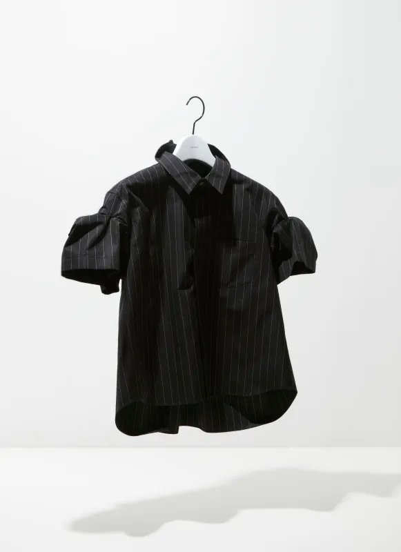 Chalk Stripe Shirt made by Sacai